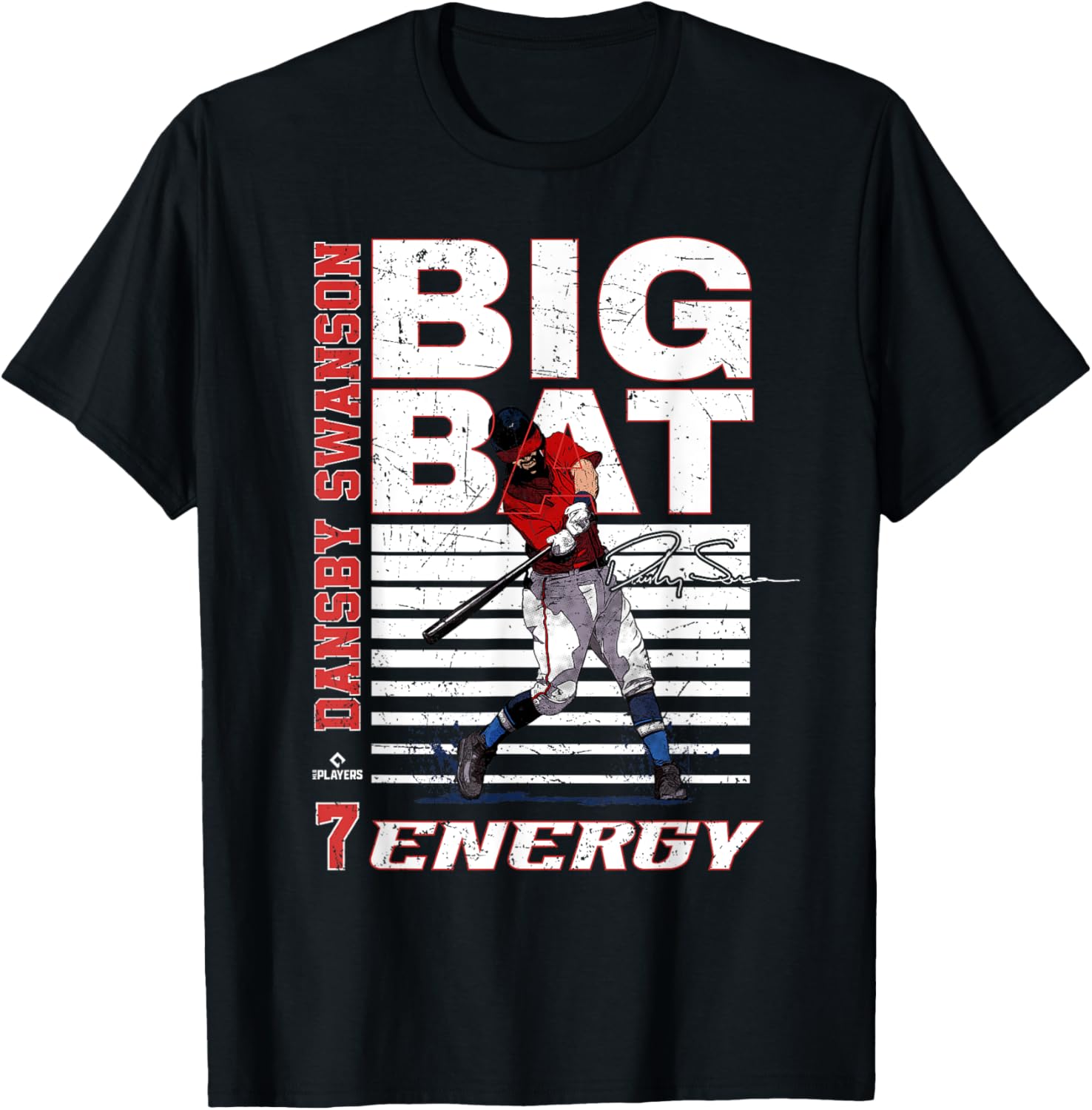 Big Bat Energy Dansby Swanson Chicago Baseball T-Shirt for Fans - 3