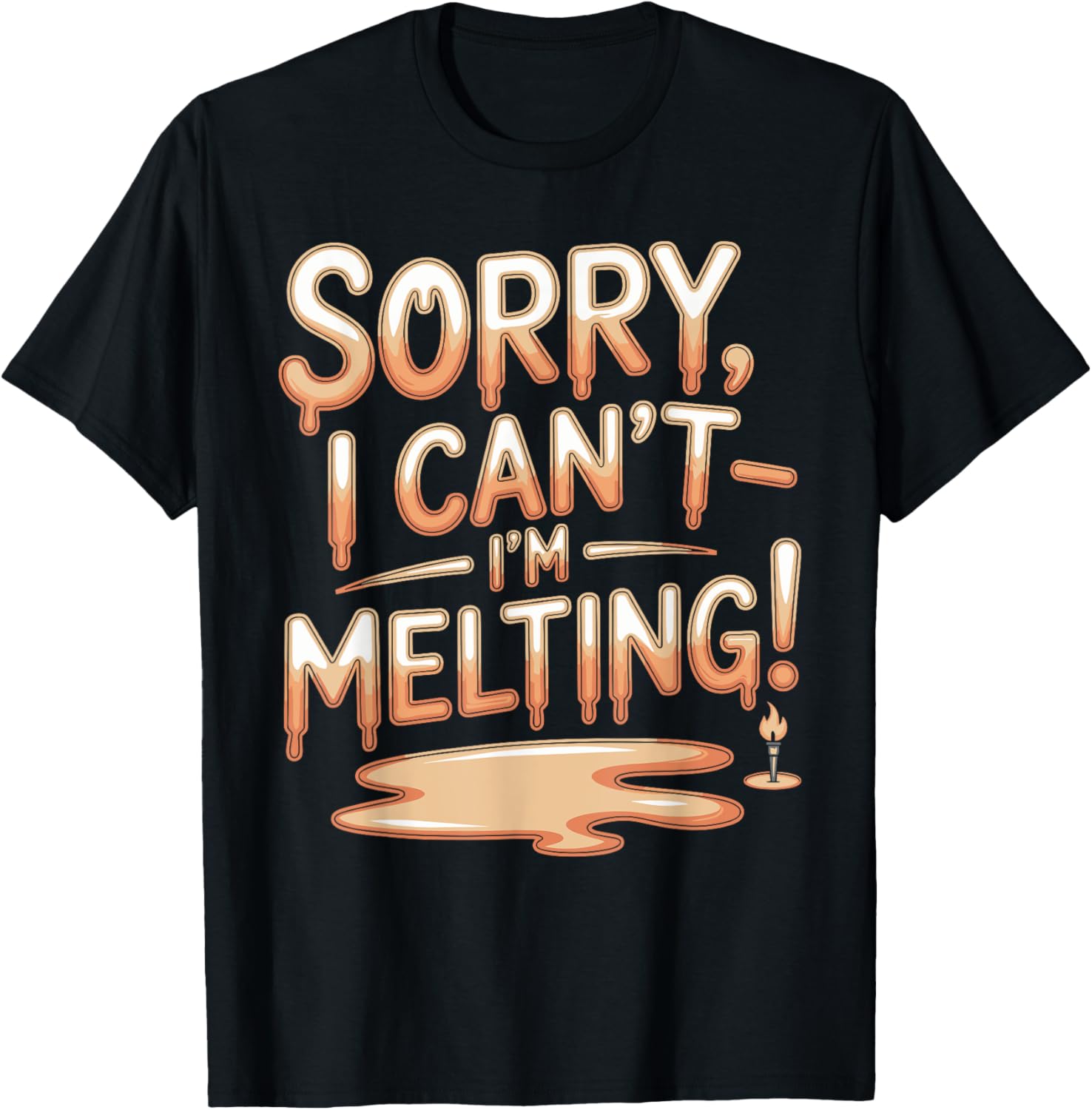 Funny Melting Goldsmith T-Shirt for Unique Style and Humor Lovers - 1