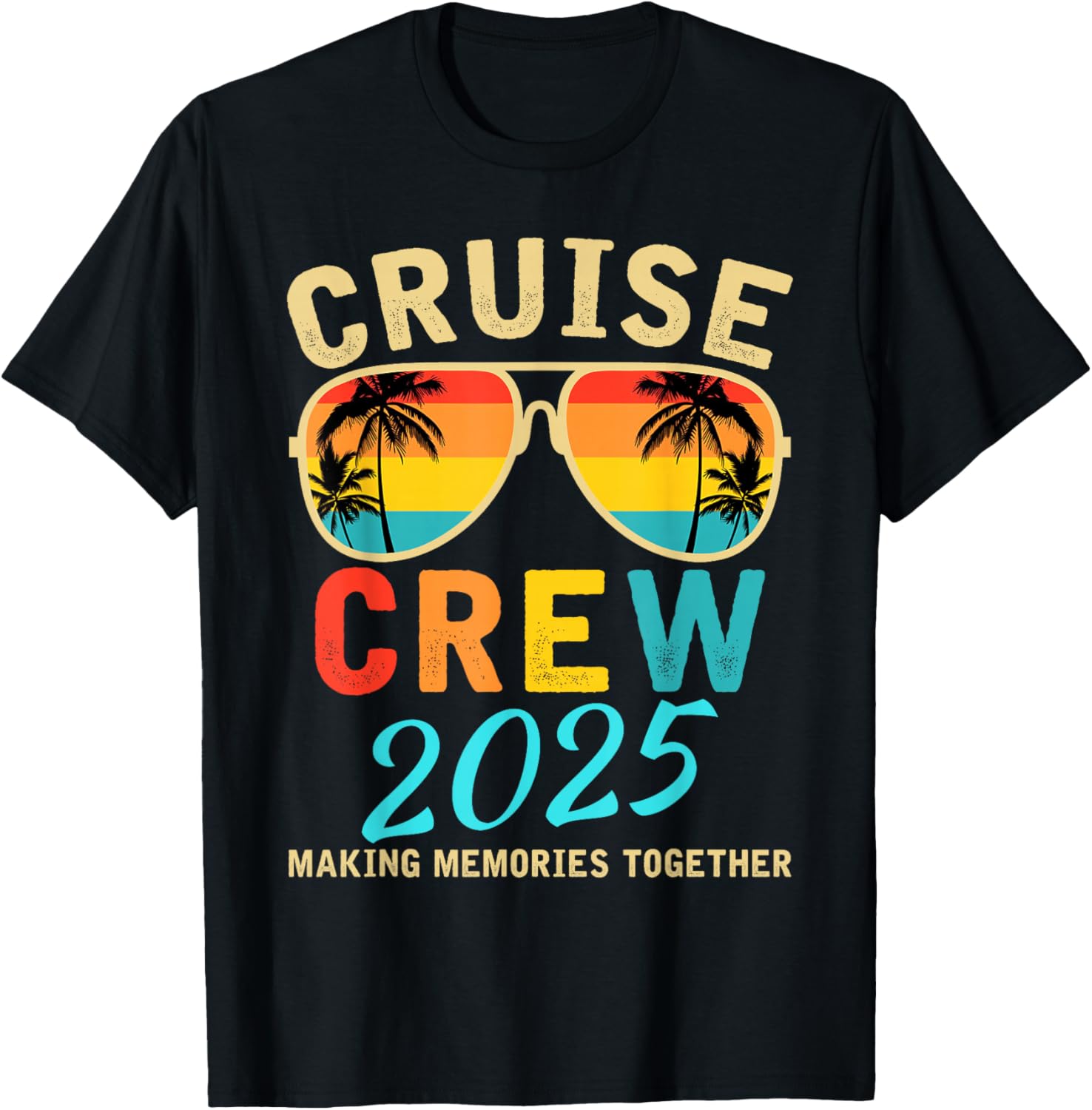 Cruise Crew 2025 Summer Vacation Funny Matching Group T-Shirt - 6