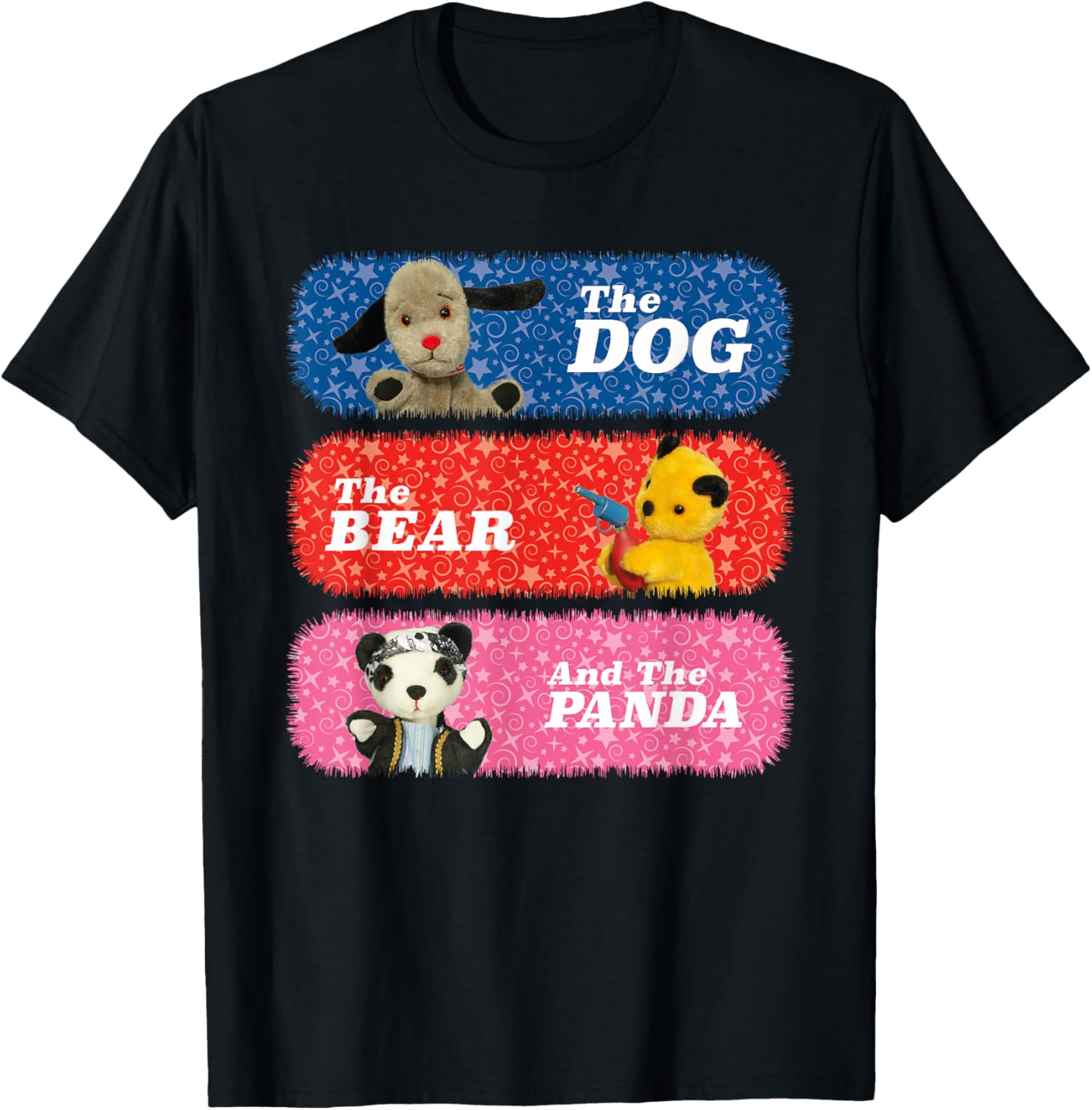 Sooty Sweep and Soo the Dog Bear Panda T-Shirt for Kids and Adults - 5