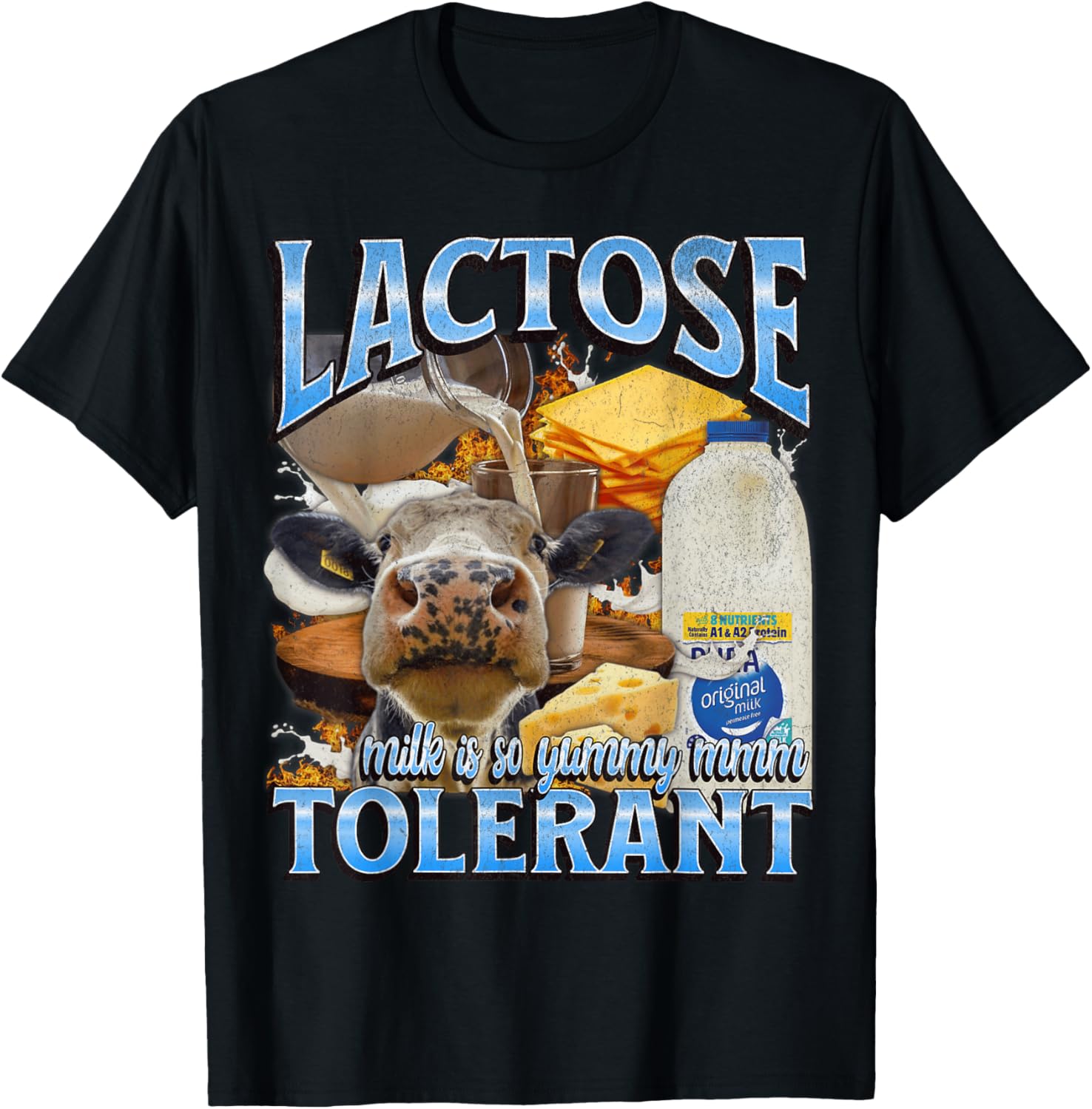 Funny IBS Meme T-Shirt for Lactose Tolerant Humor Lovers - 7