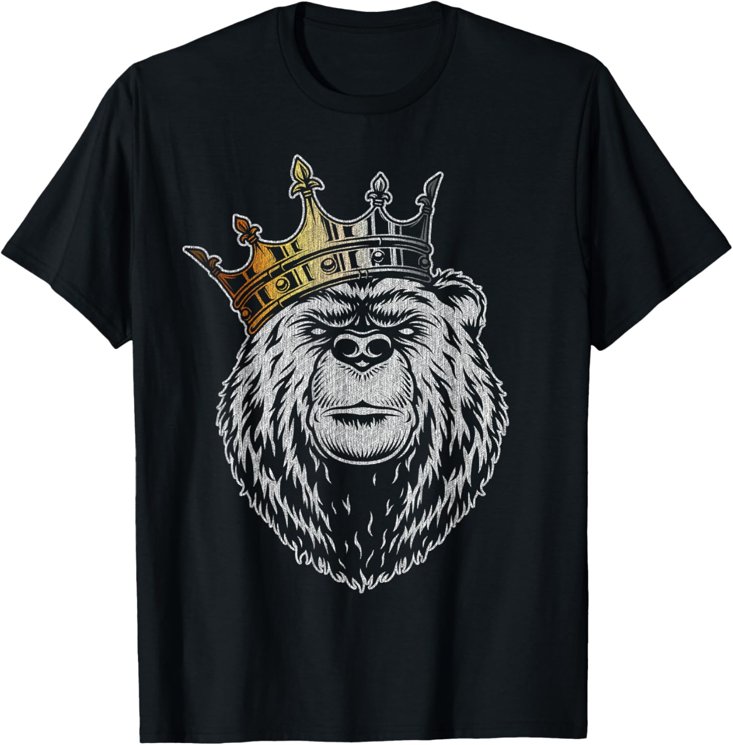 Bear Pride Majestic Crown T-Shirt in Bear Flag Colors for Everyone - 11