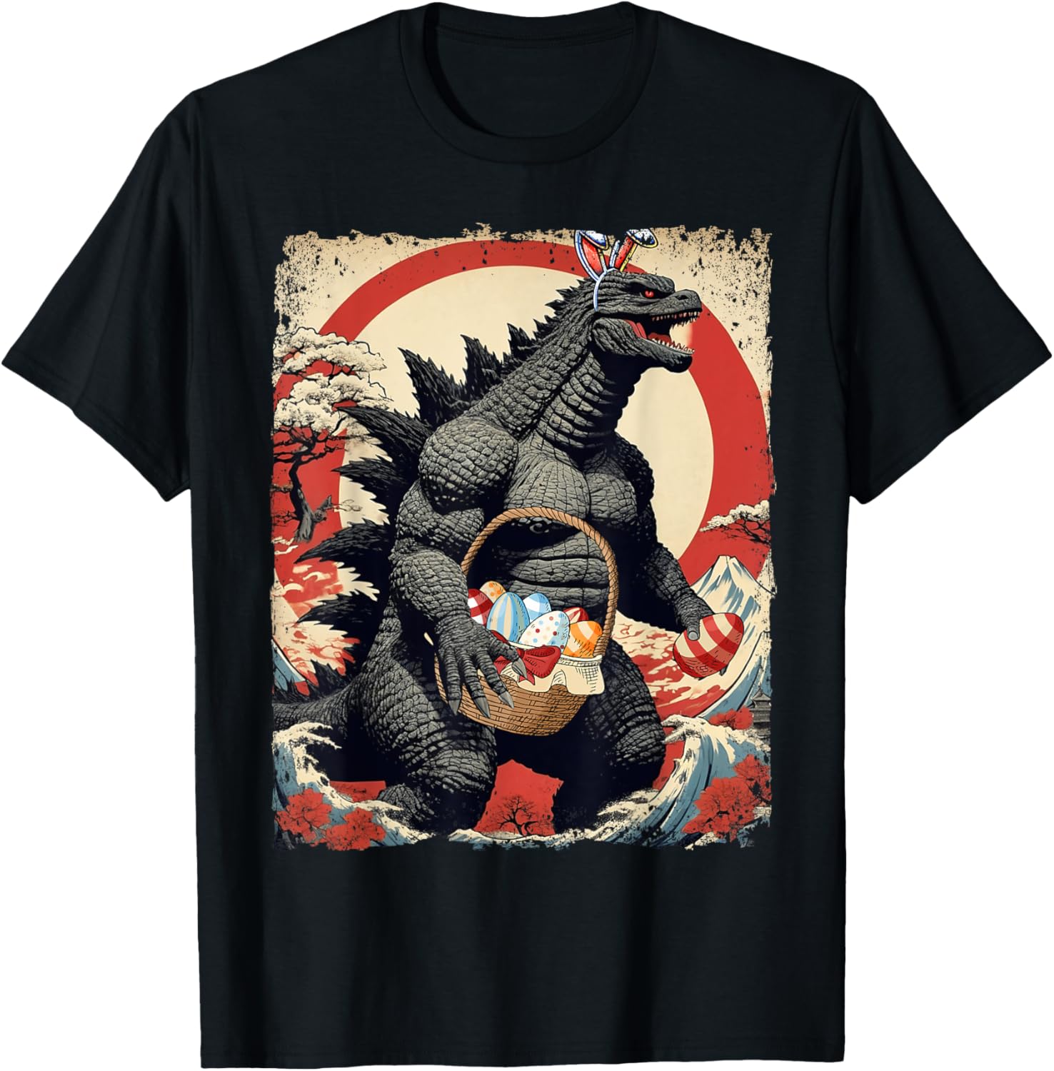 Kaiju Easter Vintage Shirt for Kids featuring Monster Eggs T-Shirt - 22