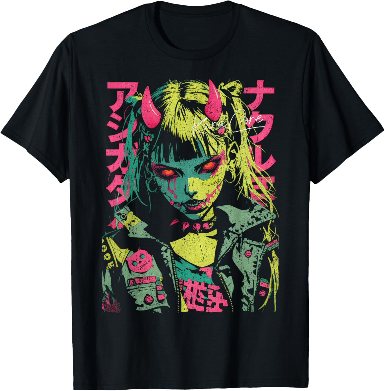 Japanese Streetwear Cyberpunk Y2K Techwear Anime T-Shirt for Trendsetters - 1