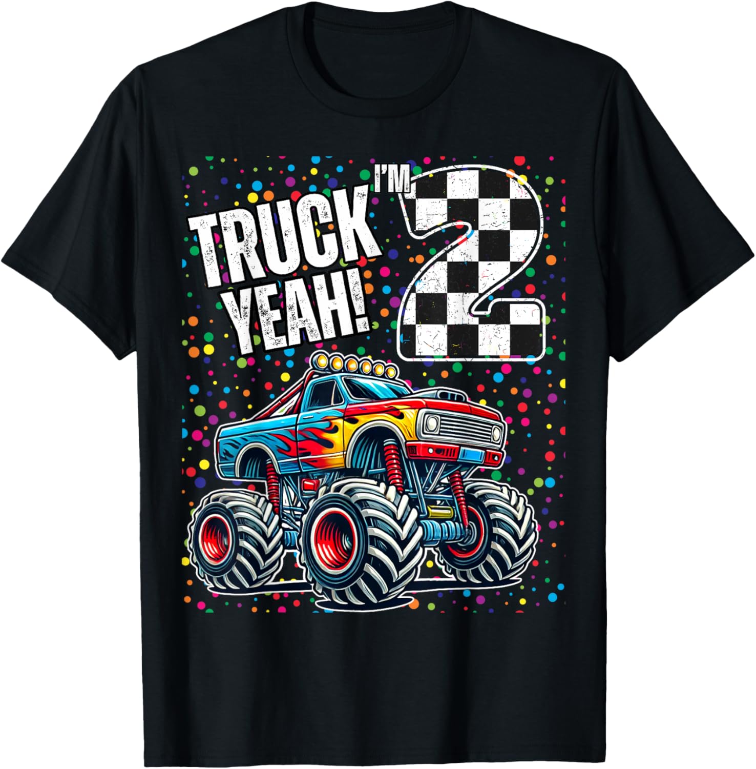2nd Birthday Monster Truck Shirt for Boys - Fun Family T-Shirt - 17