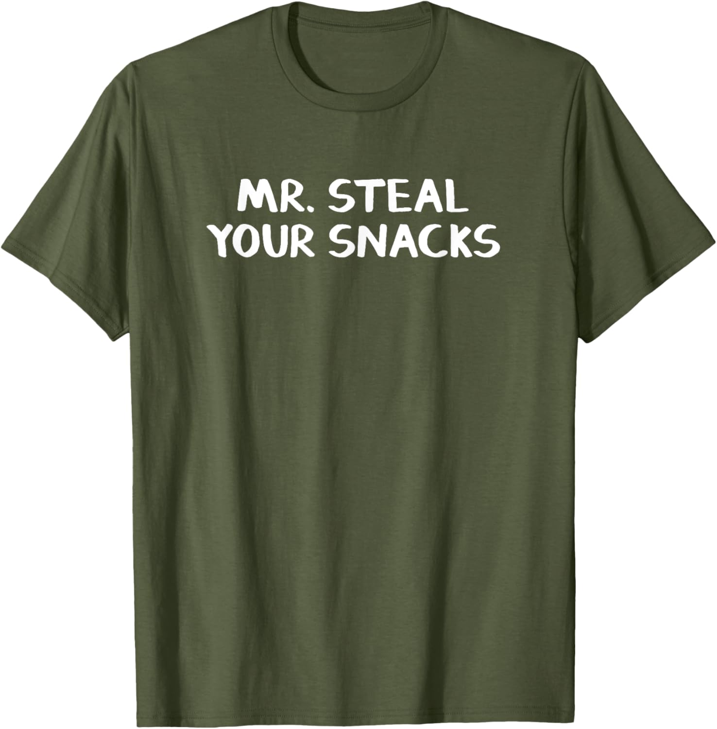 Mr Steal Your Snacks T-Shirt Fun Graphic Tee for Snack Lovers - 1