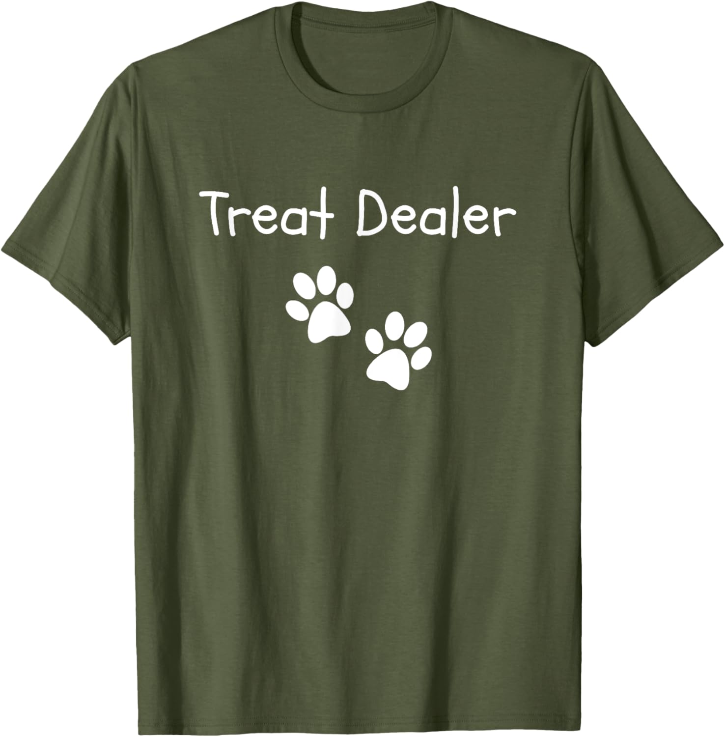 Funny Dog Lover T-Shirt for Men, Women, and Kids with Paw Print Design - 1
