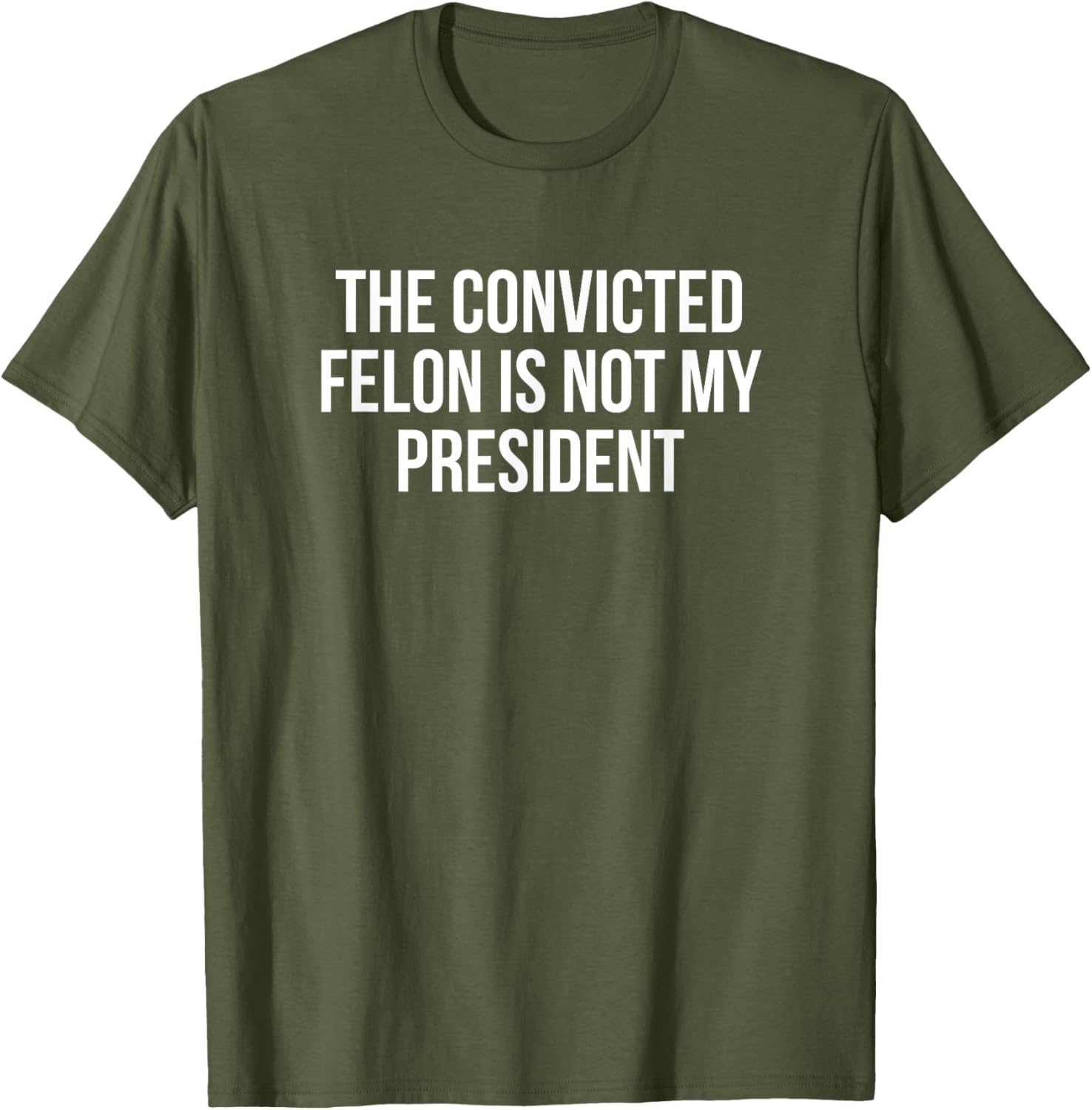 Funny Convicted Felon T-Shirt Statement Shirt for Protest Enthusiasts - 23
