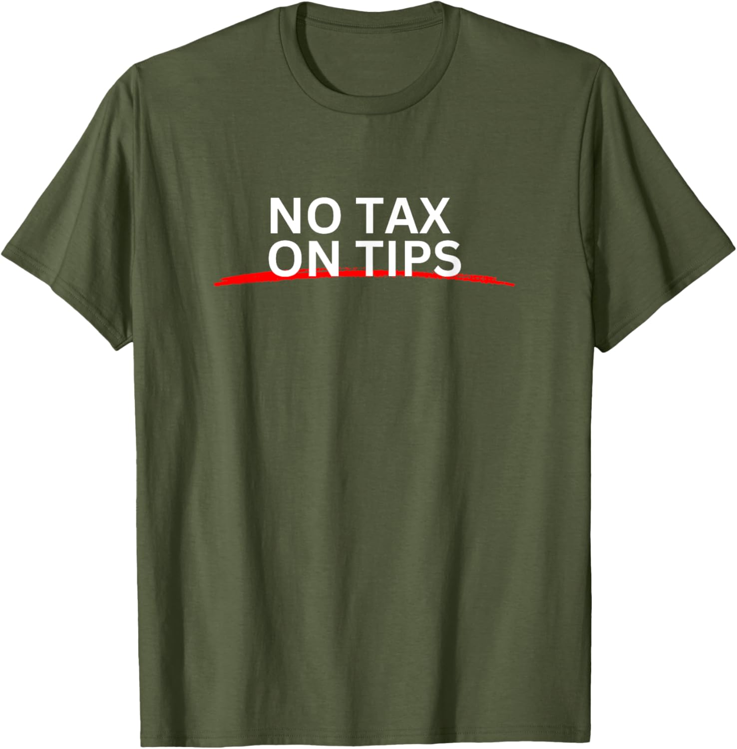 Tax Season No Tax On Tips T-Shirt for Fun and Casual Wear - 28