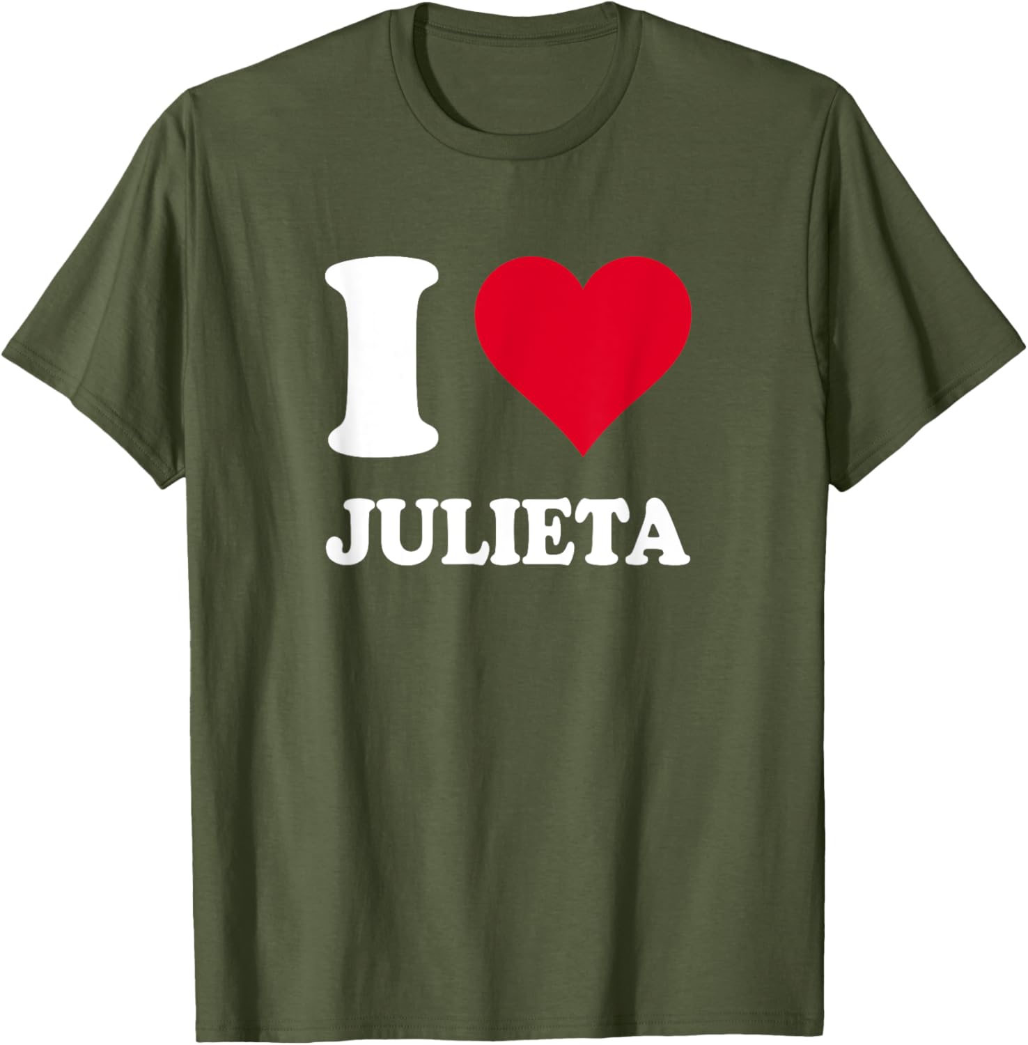 I Love Julieta T-Shirt Cute and Stylish Apparel for Every Occasion - 8