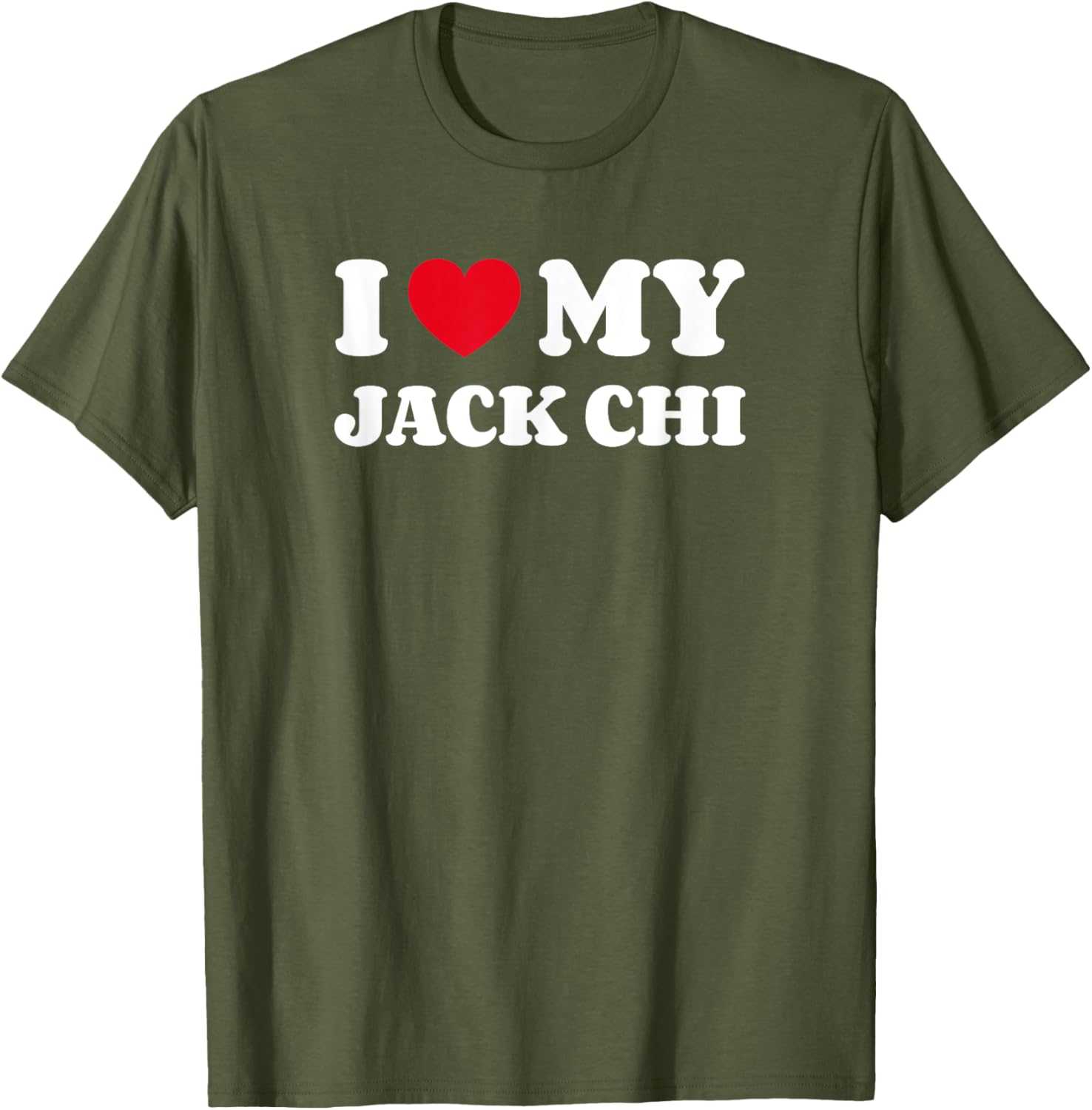 I Love My Jack Chi Dog T-Shirt for Men Women Kids - Adorable Design - 9