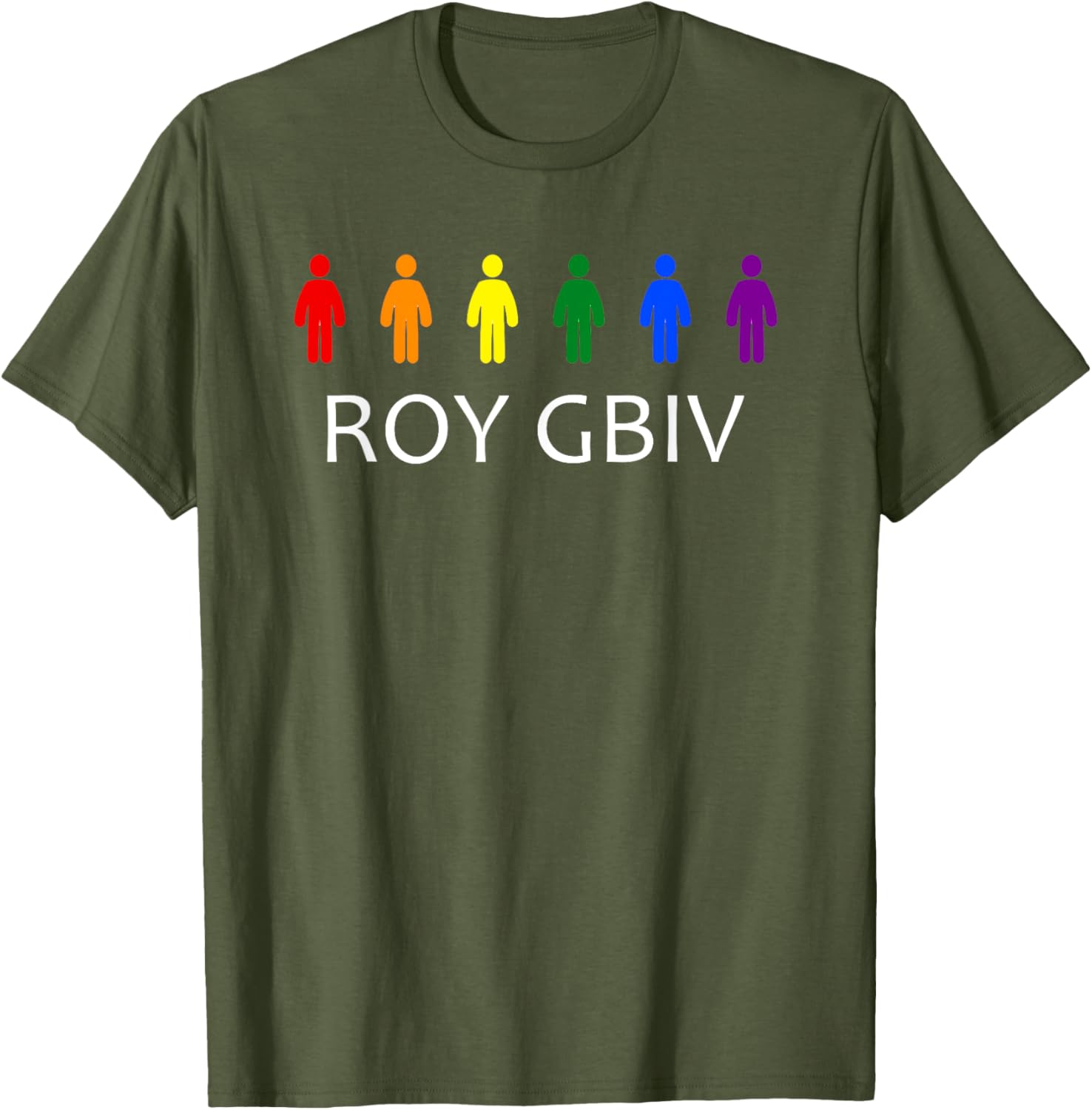 Roy Gbiv Color Spectrum T-Shirt for Vibrant Fashion Lovers - 11