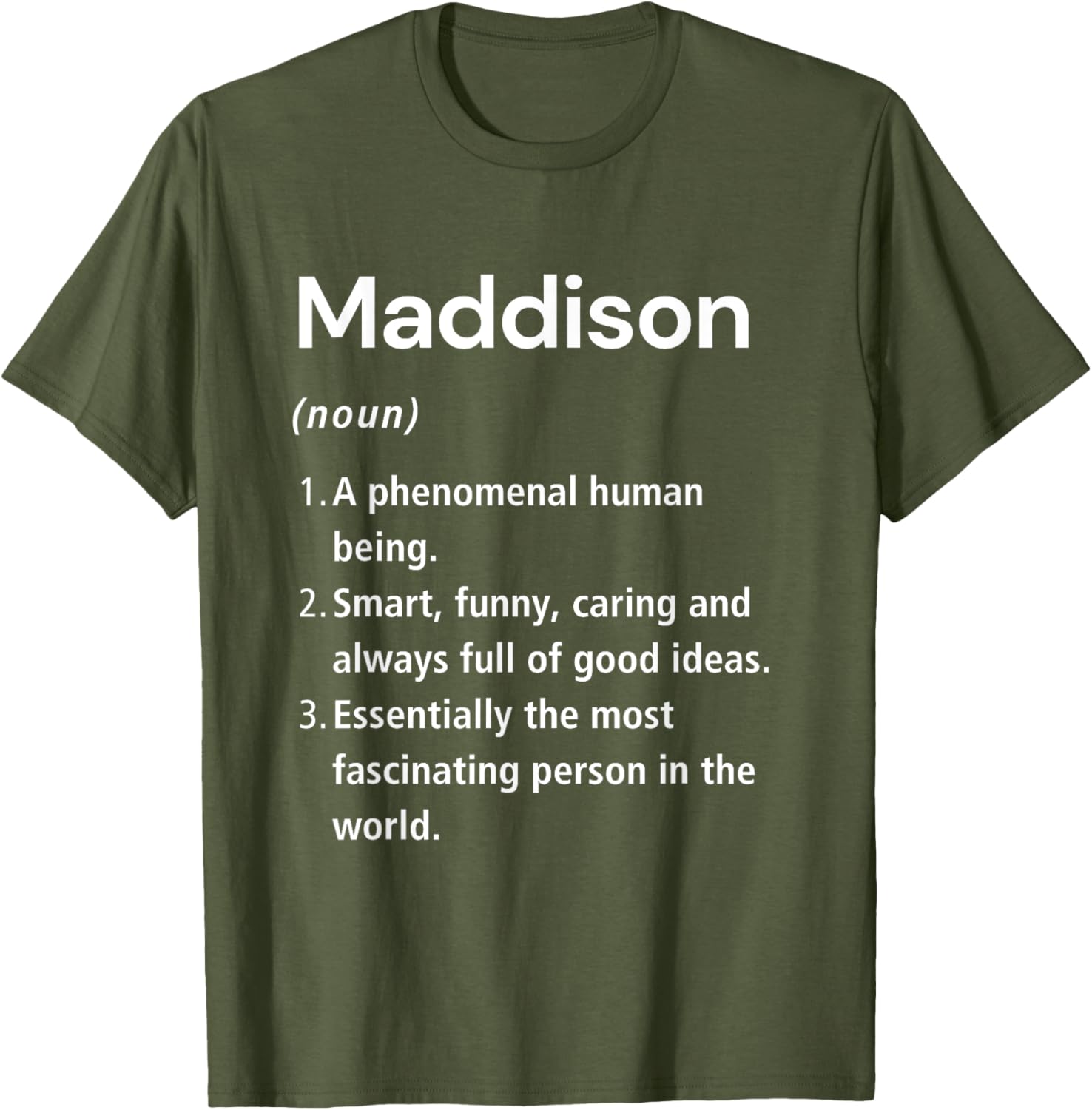 Funny Maddison Name Definition T-Shirt for Unique Style Lovers - 16
