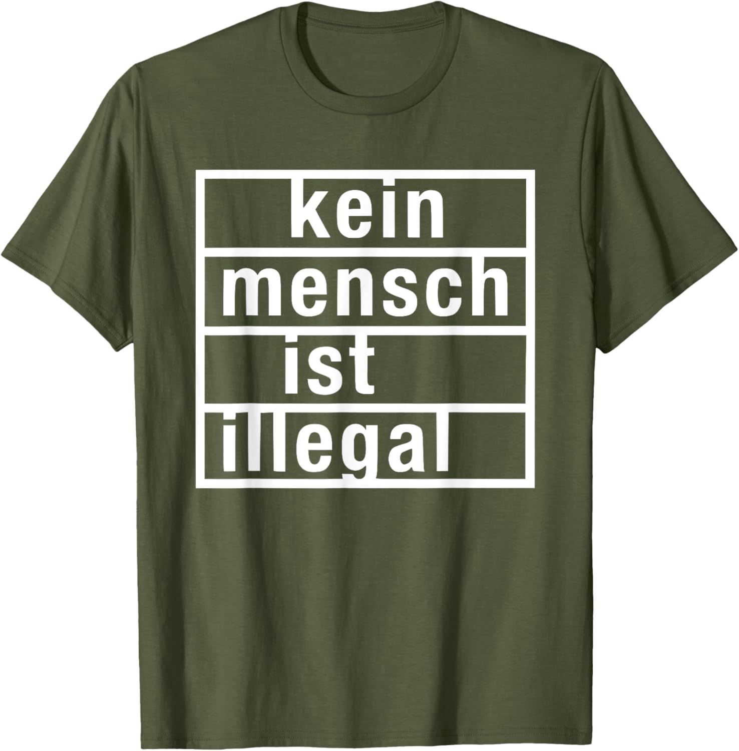 Kein Mensch ist Illegal T-Shirt - Stylish & Bold Statement Tee for All - 7