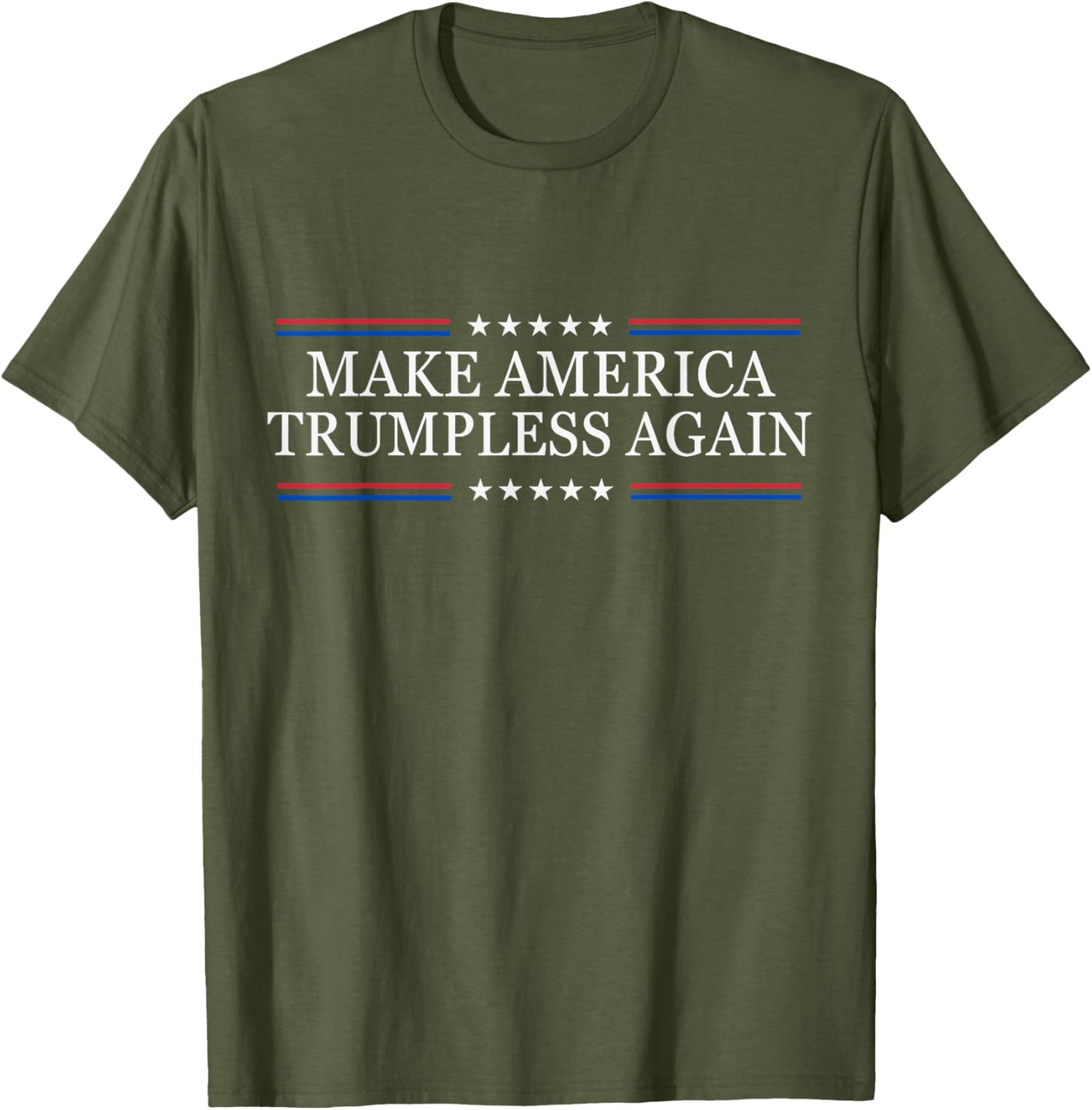 Funny Anti-Trump T-Shirt Make America Trumpless Again for Activists - 12