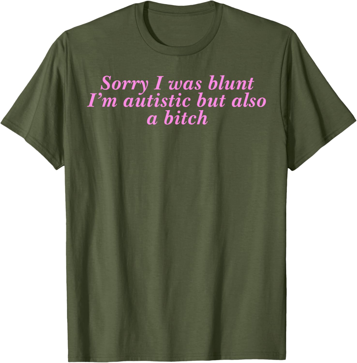 Funny Autism Pride T-Shirt Sorry I Was Blunt But Also A Bitch - 5