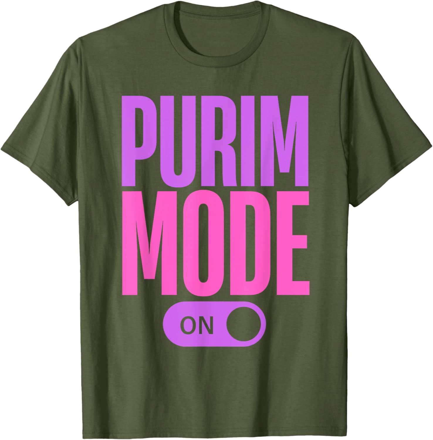 Funny Purim T-Shirt - Purim Mode On Costume for Happy Jewish Celebration - 14