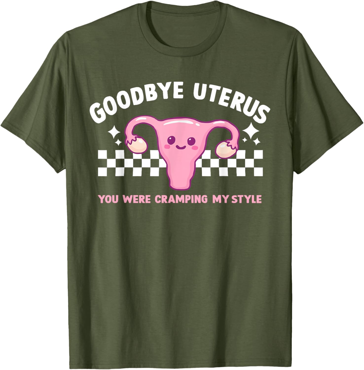 Hysterectomy Recovery Goodbye Uterus T-Shirt for Comfort and Style - 4