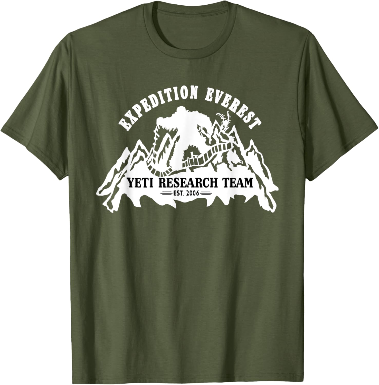 Mountain Lovers Expedition Everest Animal Theme Park Trip T-Shirt - 5