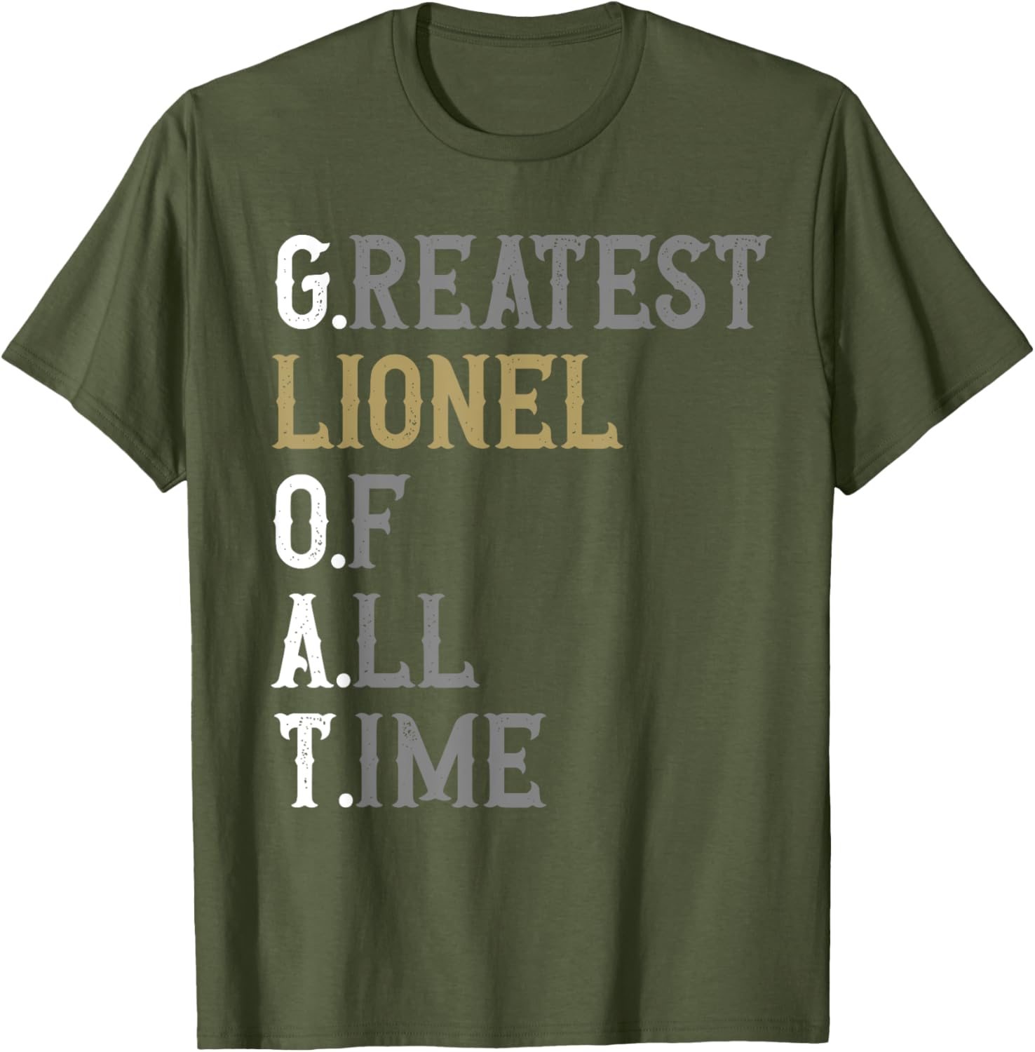 Greatest Lionel T-Shirt GOAT Design Perfect for Fans of Soccer Legends - 1