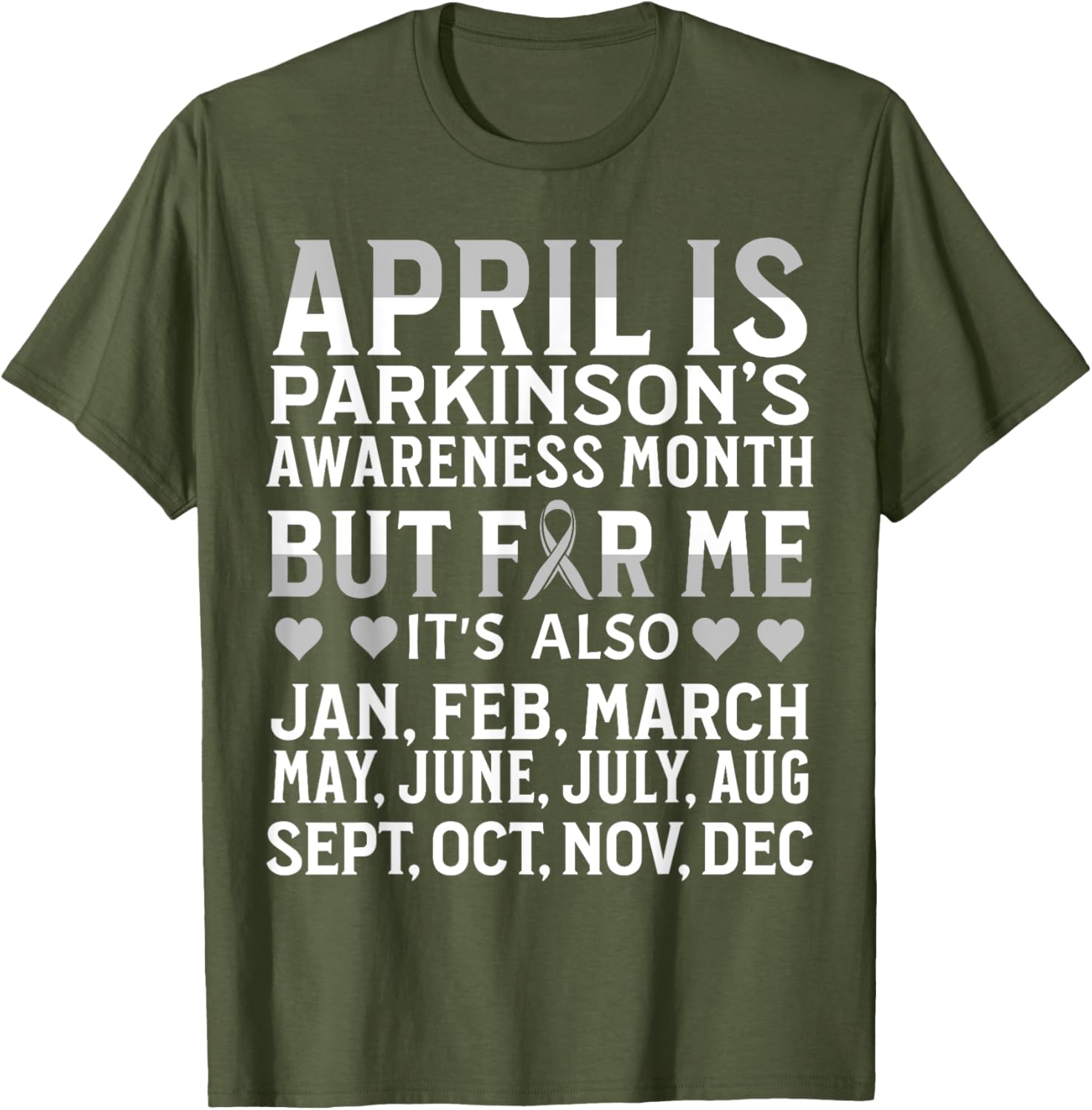 Support Parkinson's Awareness with Our April T-Shirt for Everyone - 22