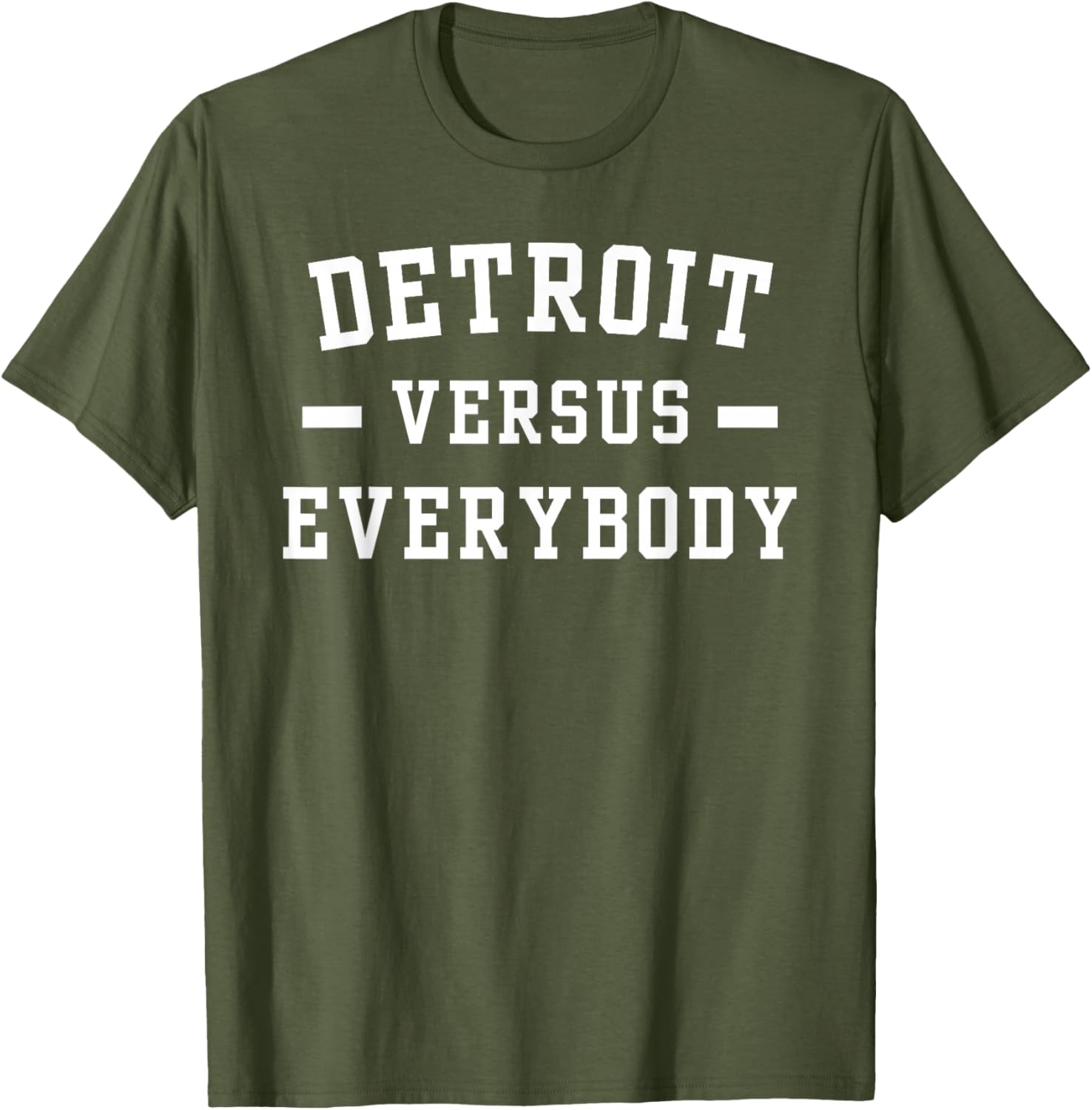 Detroit Versus Everybody Graphic Tee - Stylish Casual Wear for Fans - 19