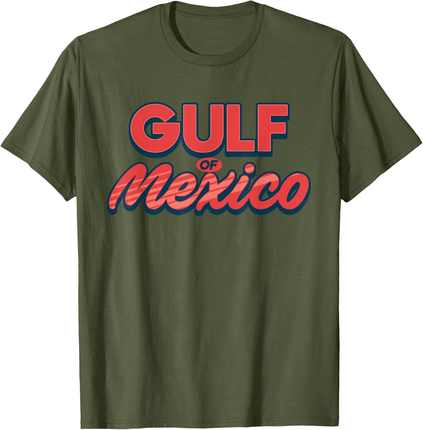 Gulf of Mexico Vintage Beach Vibes T-Shirt for Summer Fun - 25
