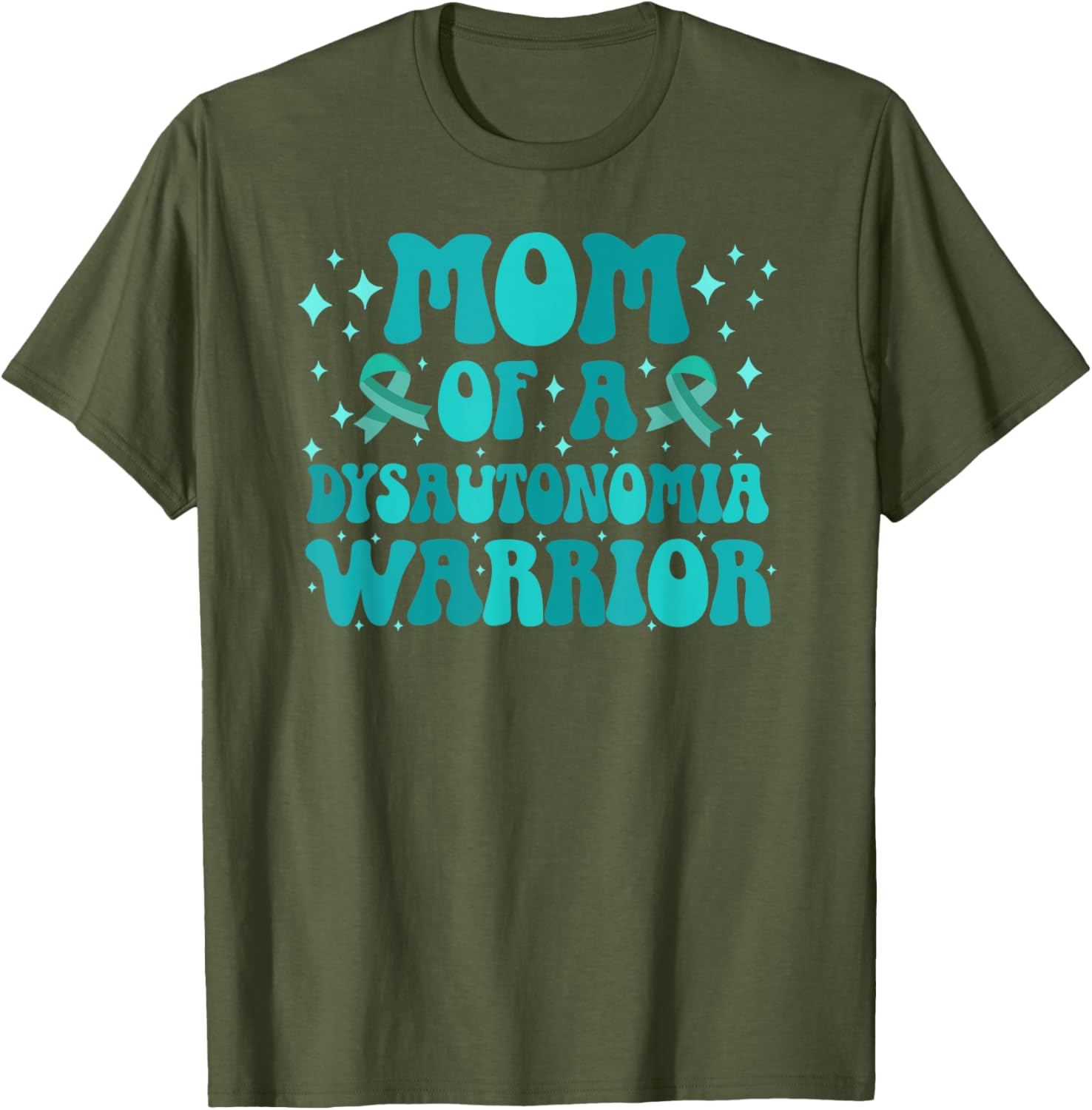 Groovy Dysautonomia Mom T-Shirt for Proud Mothers of Warriors - 15