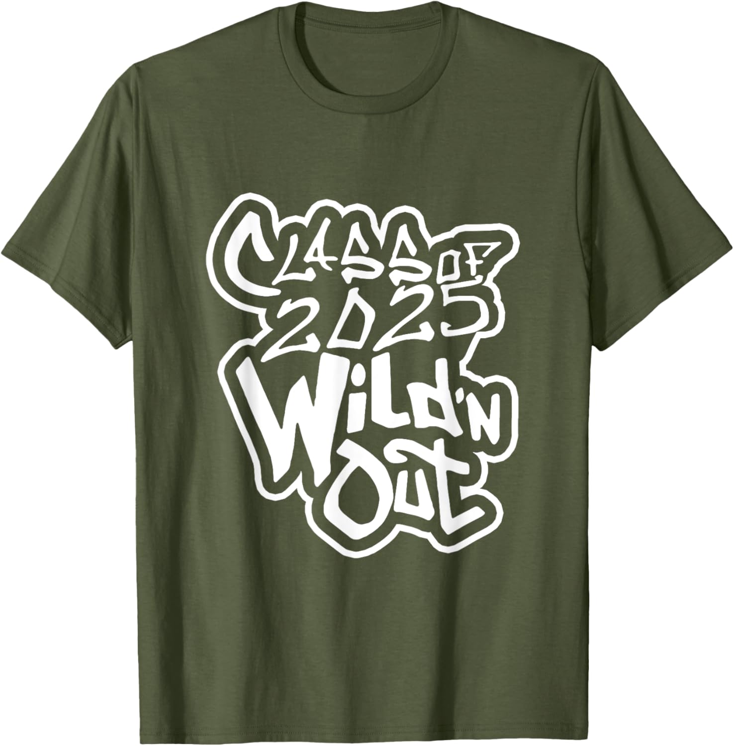 Class of 2025 Wild'n Out T-Shirt for Trendy Graduation Style - 8
