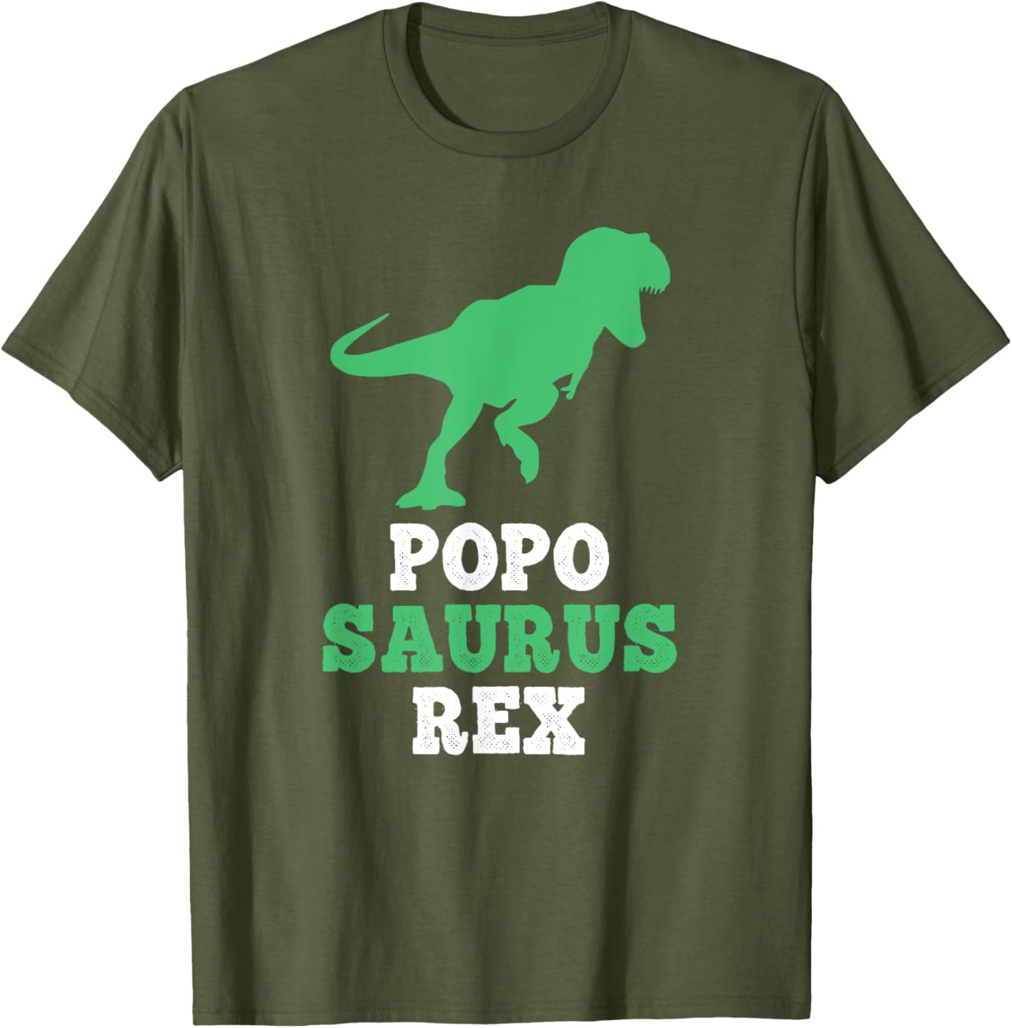 Funny Popo-Saurus Rex Dinosaur T-Shirt for Dino Lovers and Kids - 4