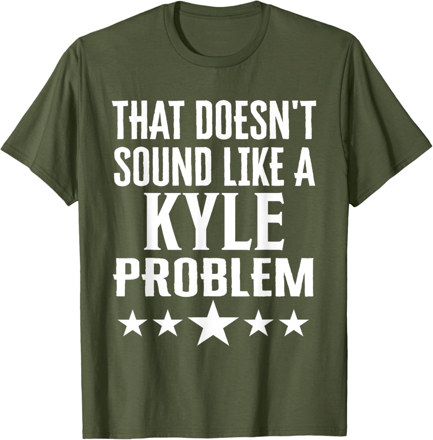 Humorous That Doesn't Sound Like A Kyle Problem T-Shirt for Fun Lovers - 2