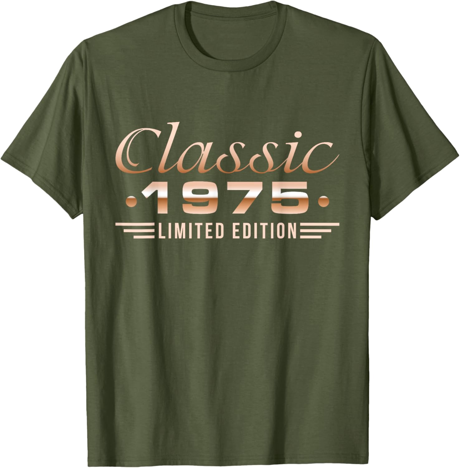 Classic 1975 50th Birthday T-Shirt for Men Turning 50 in Style - 1