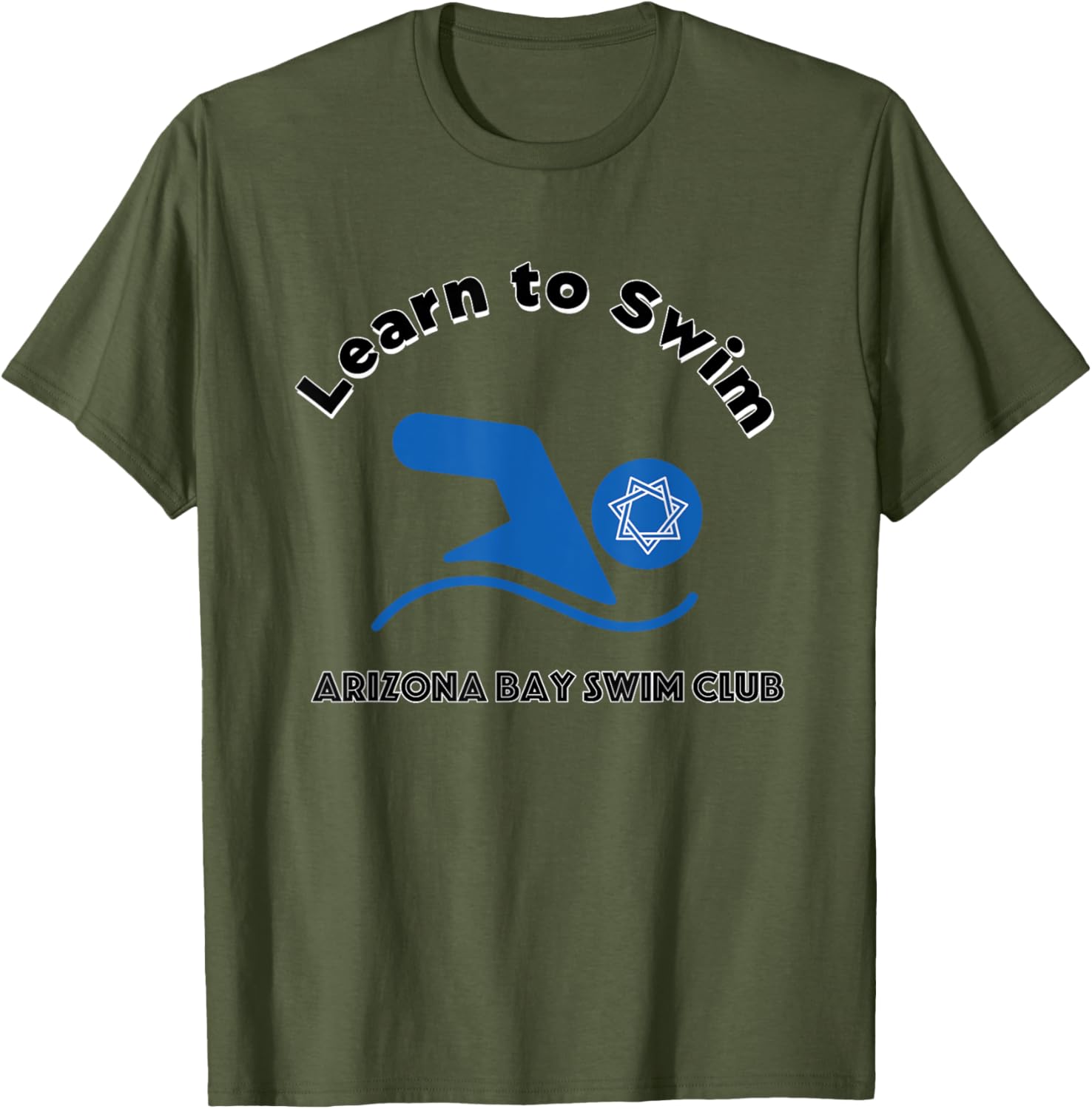 Learn to Swim Club Bay Arizona T-Shirt Fun Summer Swimwear Apparel - 3