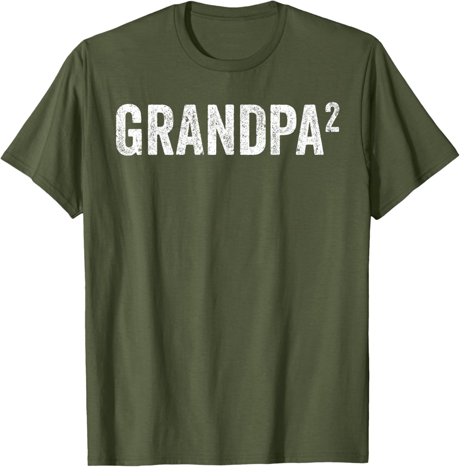 Cute Grandpa of Two Grandkids T-Shirt for Father's Day Gift - 14