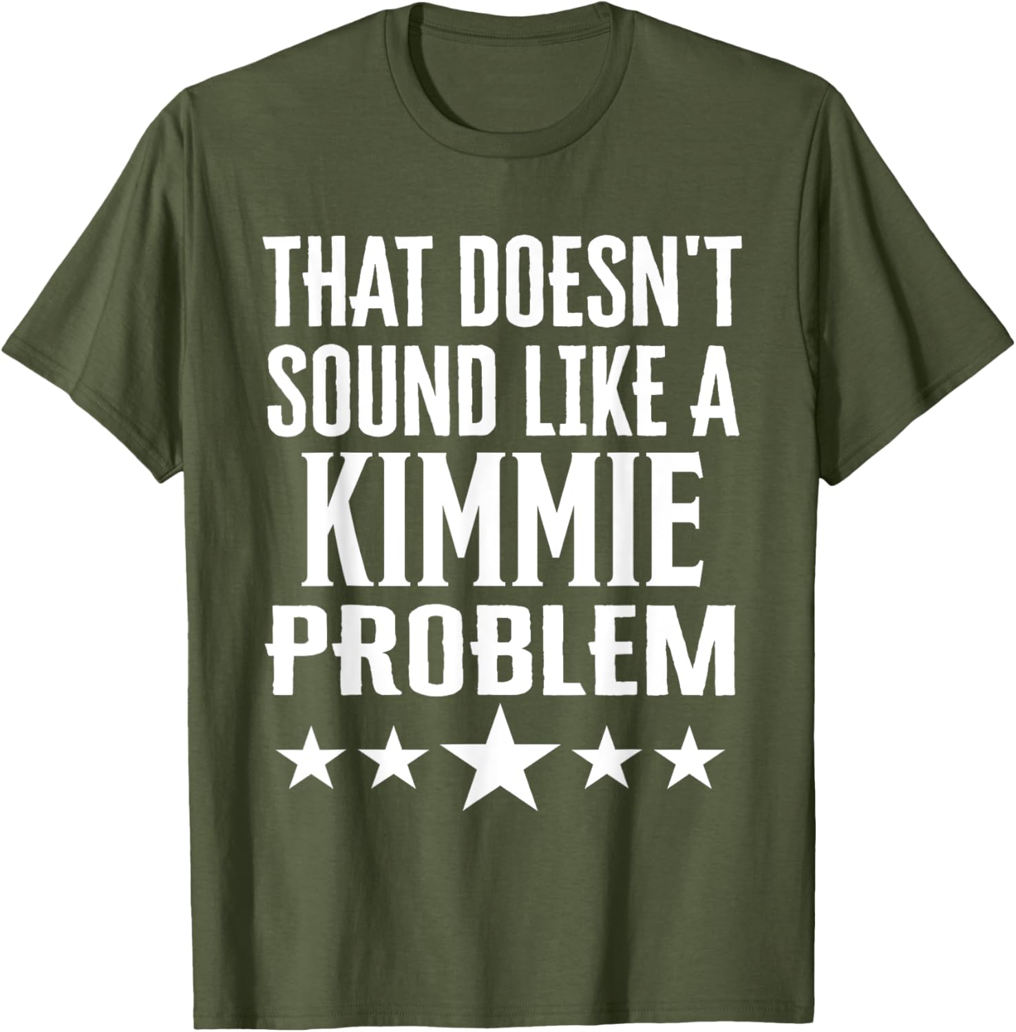 That Doesn't Sound Like A Kimmie Problem T-Shirt for Fun Casual Wear - 5