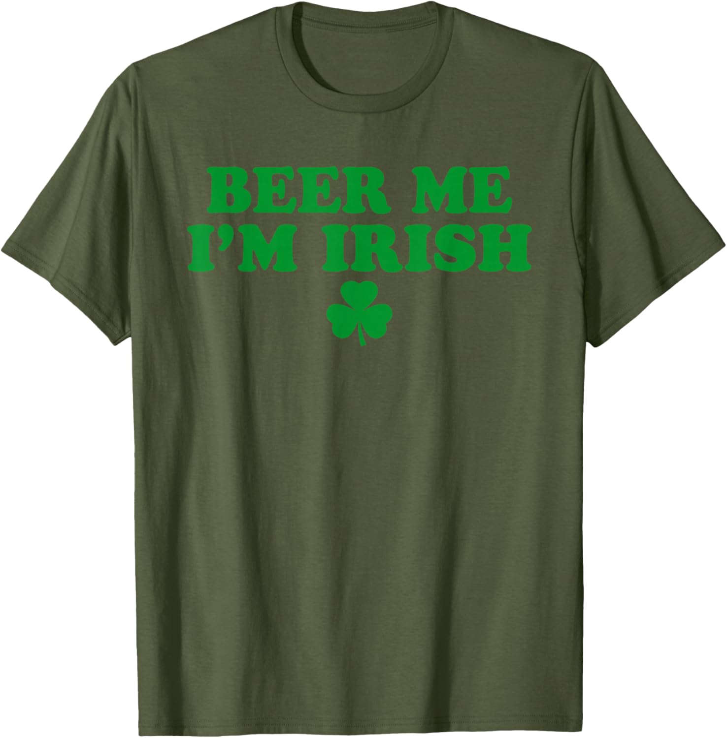 Funny Irish Shamrock Beer Me T-Shirt for St Patricks Day Celebration - 12