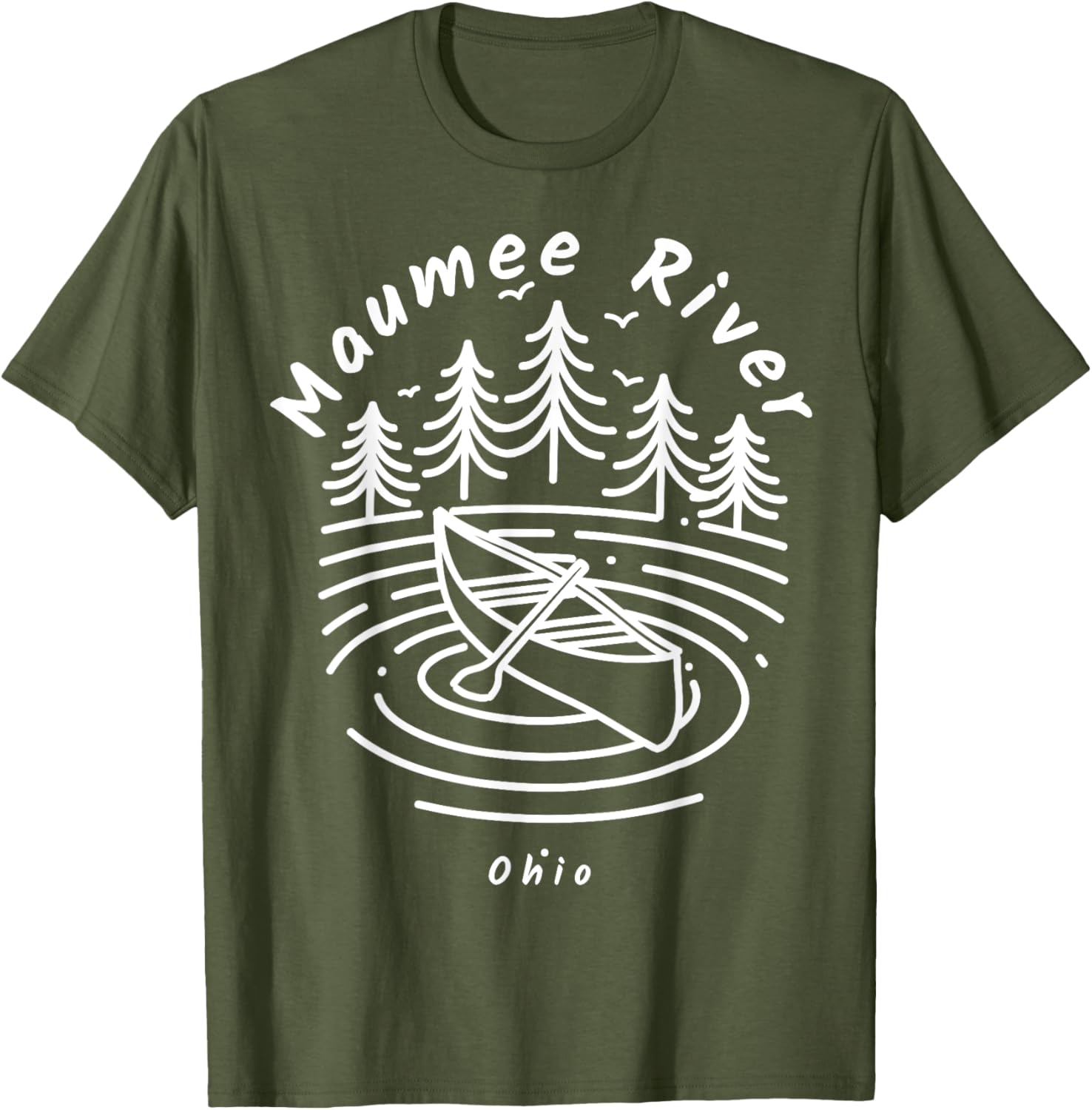 Maumee River Ohio T-Shirt for Nature Lovers and Outdoor Enthusiasts - 7