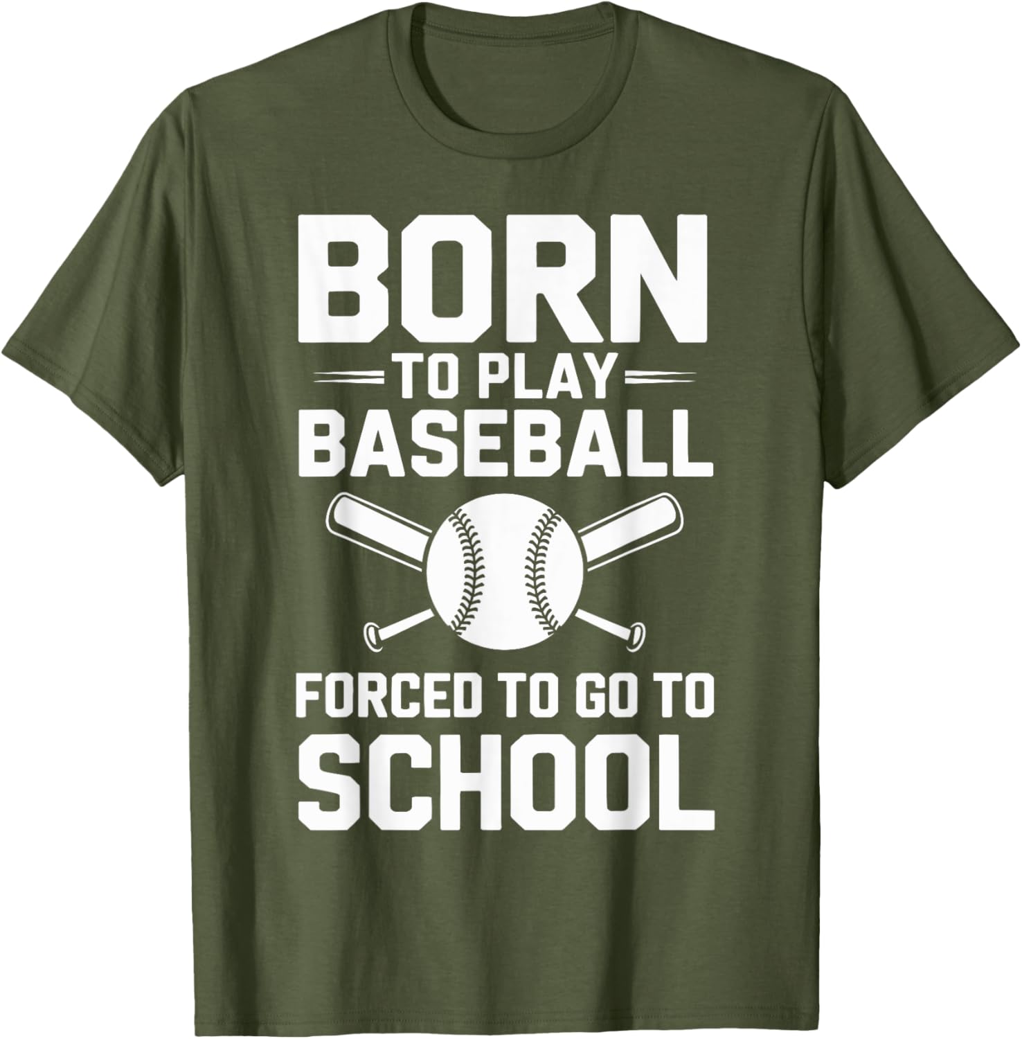 Born to Play Baseball T-Shirt Perfect for Young Athletes in School - 2