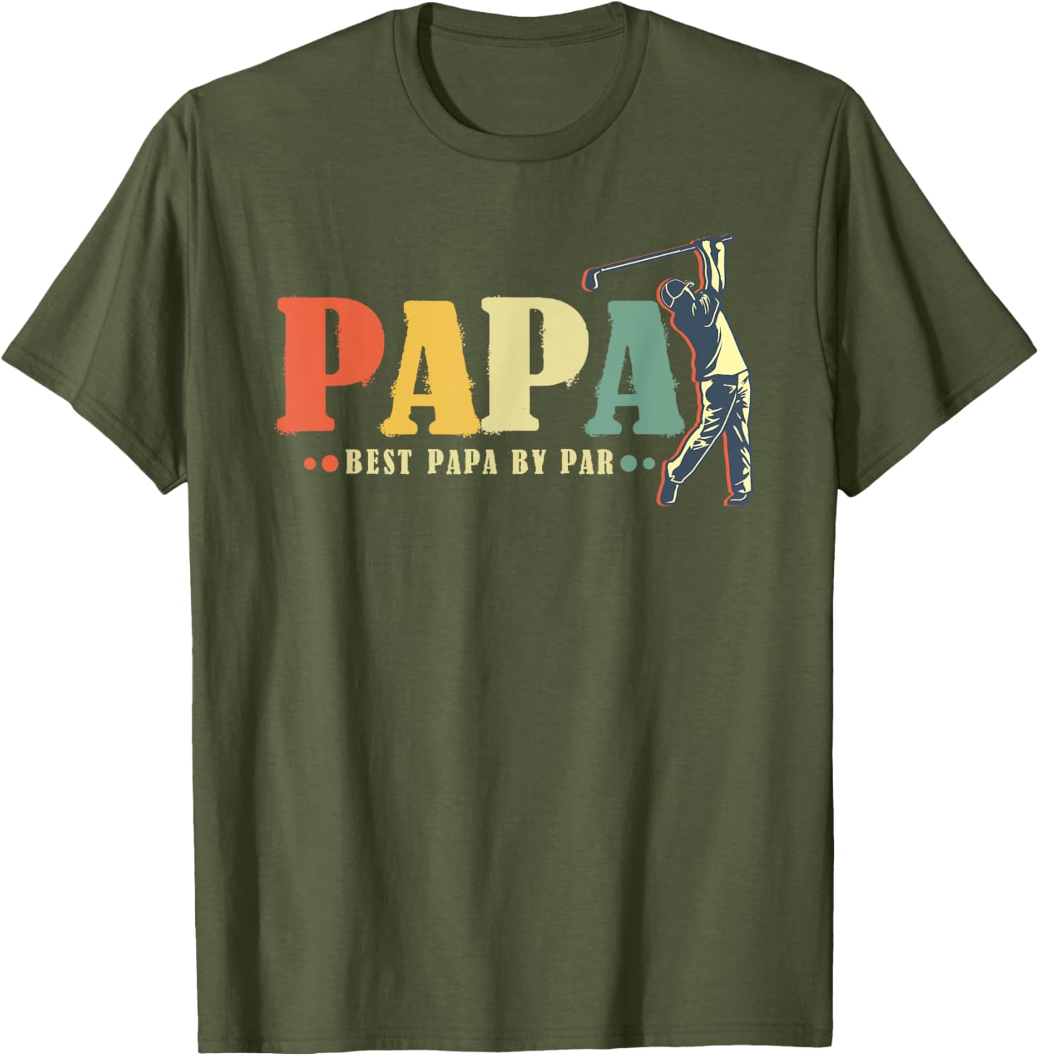 Best Dad Golf T-Shirt for Fun Dads - Perfect Gift for Father's Day - 2