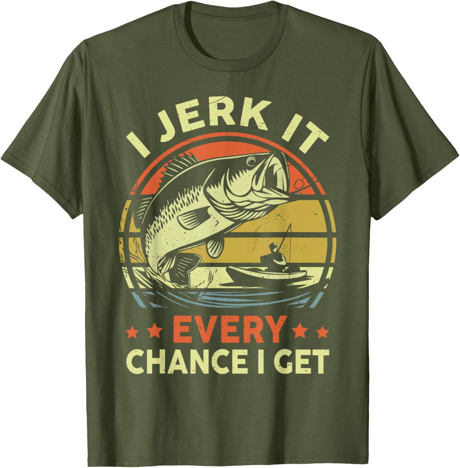 Funny Kayak Fishing Step Dad T-Shirt Perfect Gift for Outdoorsy Dads - 3