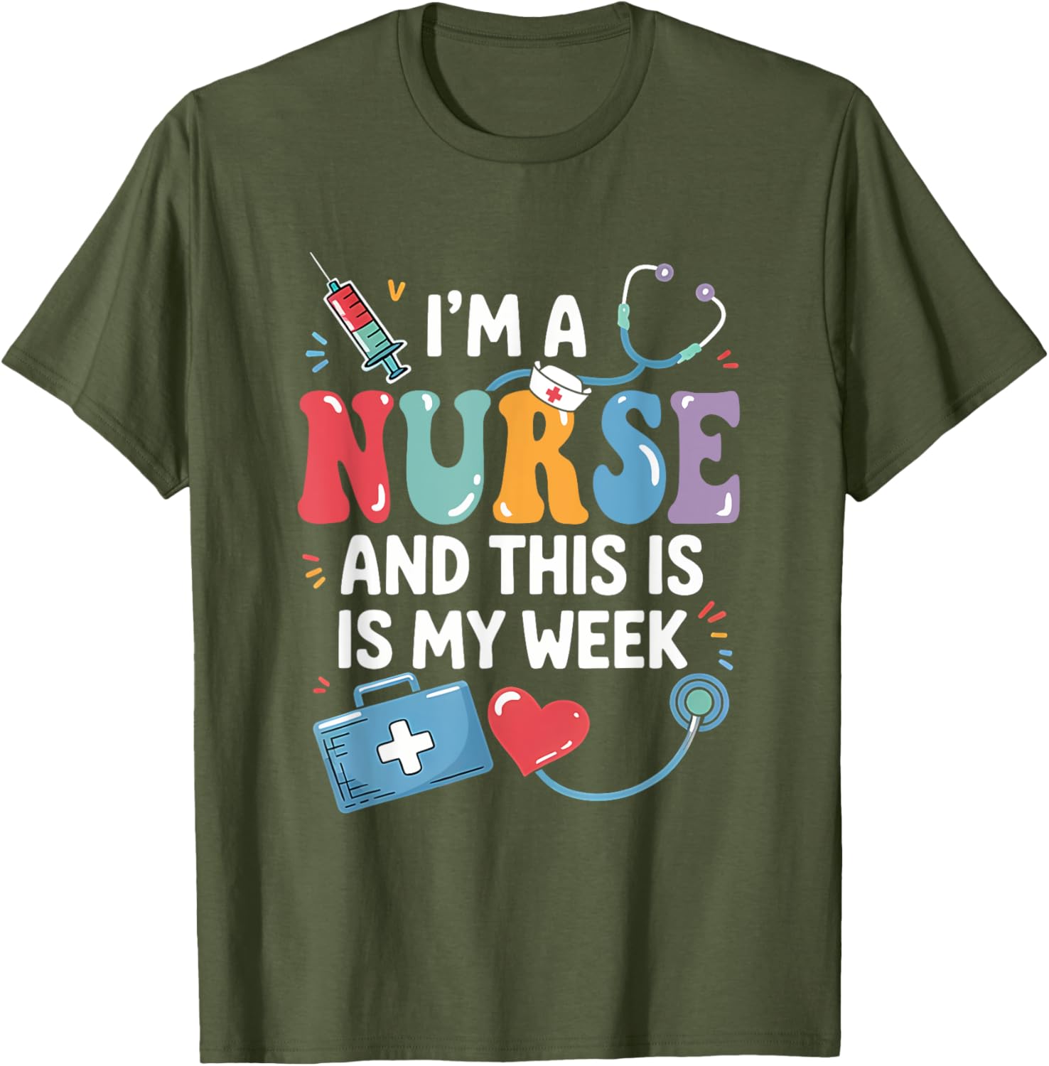 Happy Nurse Week 2025 T-Shirt for Nurses - Celebrate in Style! - 12