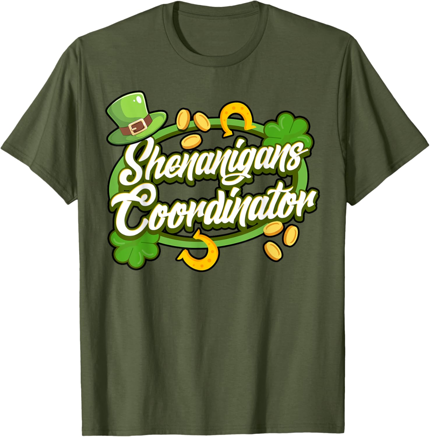 Funny Shenanigans Coordinator St Patrick's Day T-Shirt for Fun Celebrations - 6