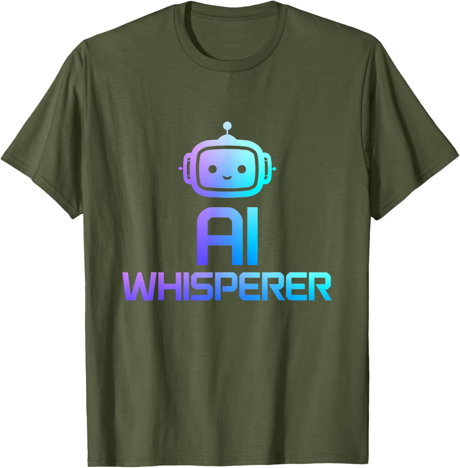 Geeky Tech AI Whisperer T-Shirt - Fun Artificial Intelligence Apparel - 7