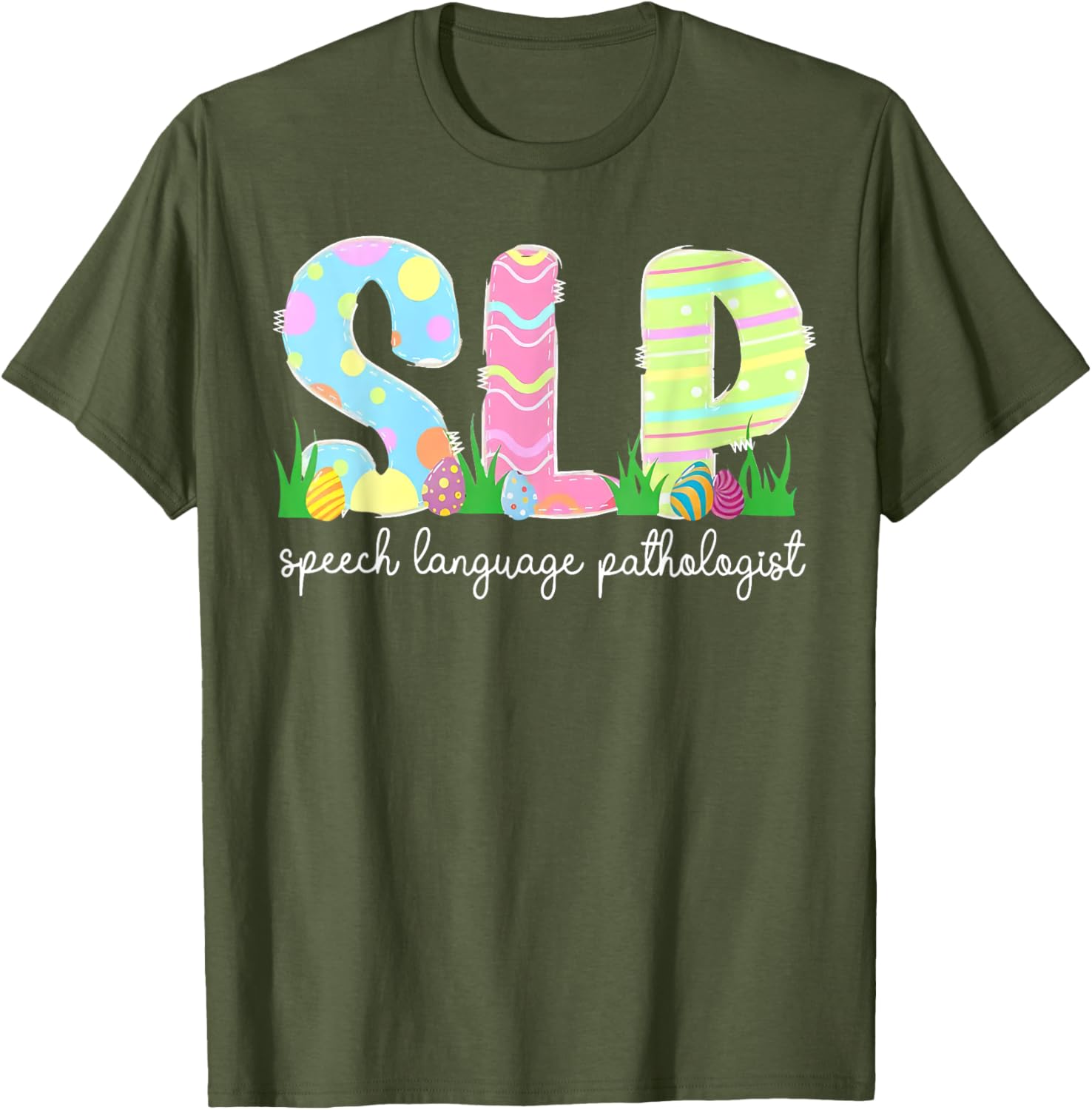 Charming Easter SLP T-Shirt for Speech Language Pathology Lovers - 2