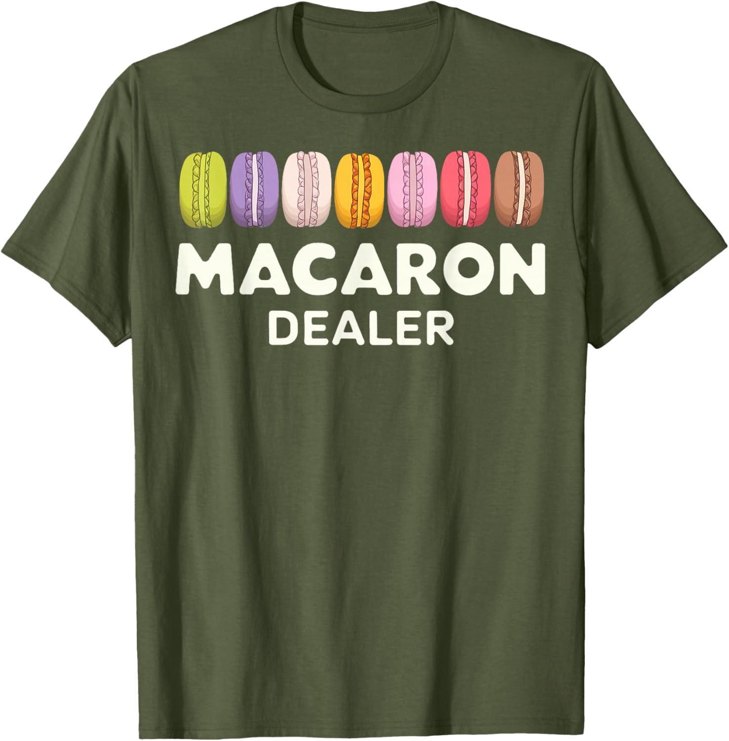 Fun Macaron Dealer T-Shirt for Food Lovers - Stylish Clothing Gift - 16