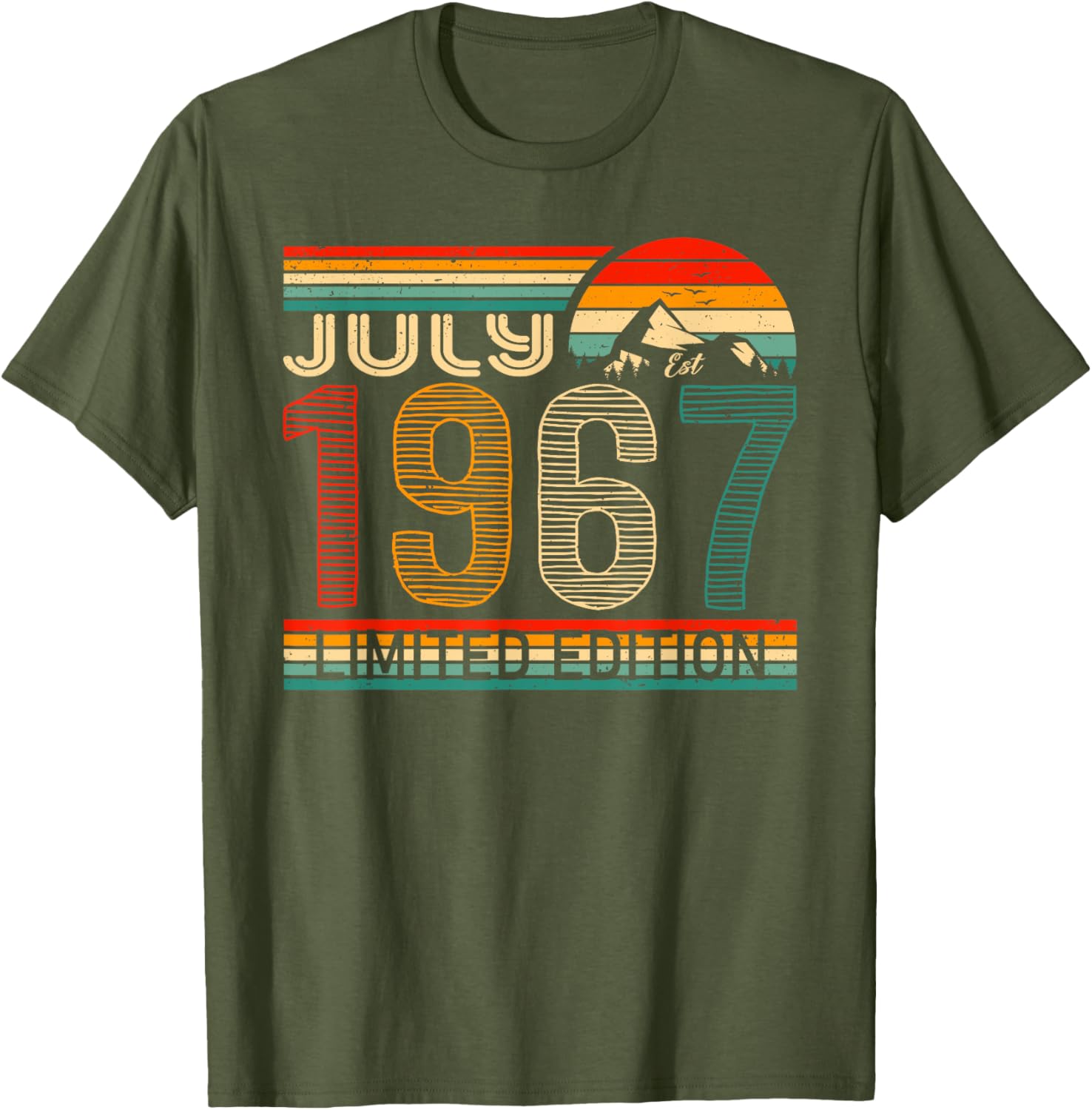 Vintage July 1967 Classic Birthday T-Shirt for Unique Celebrations - 13