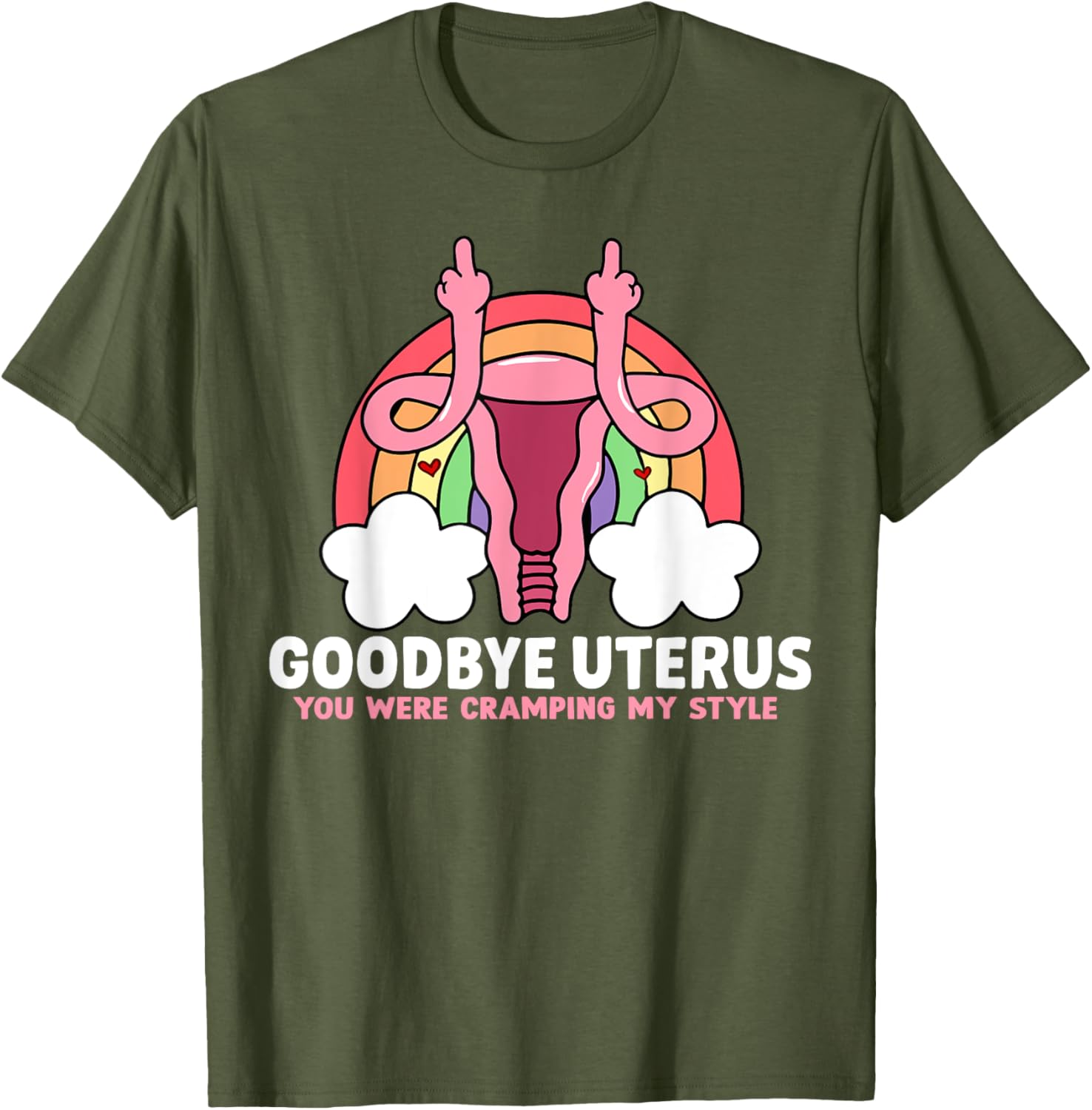 Goodbye Uterus Hysterectomy Surgery T-Shirt for Empowering Women - 3