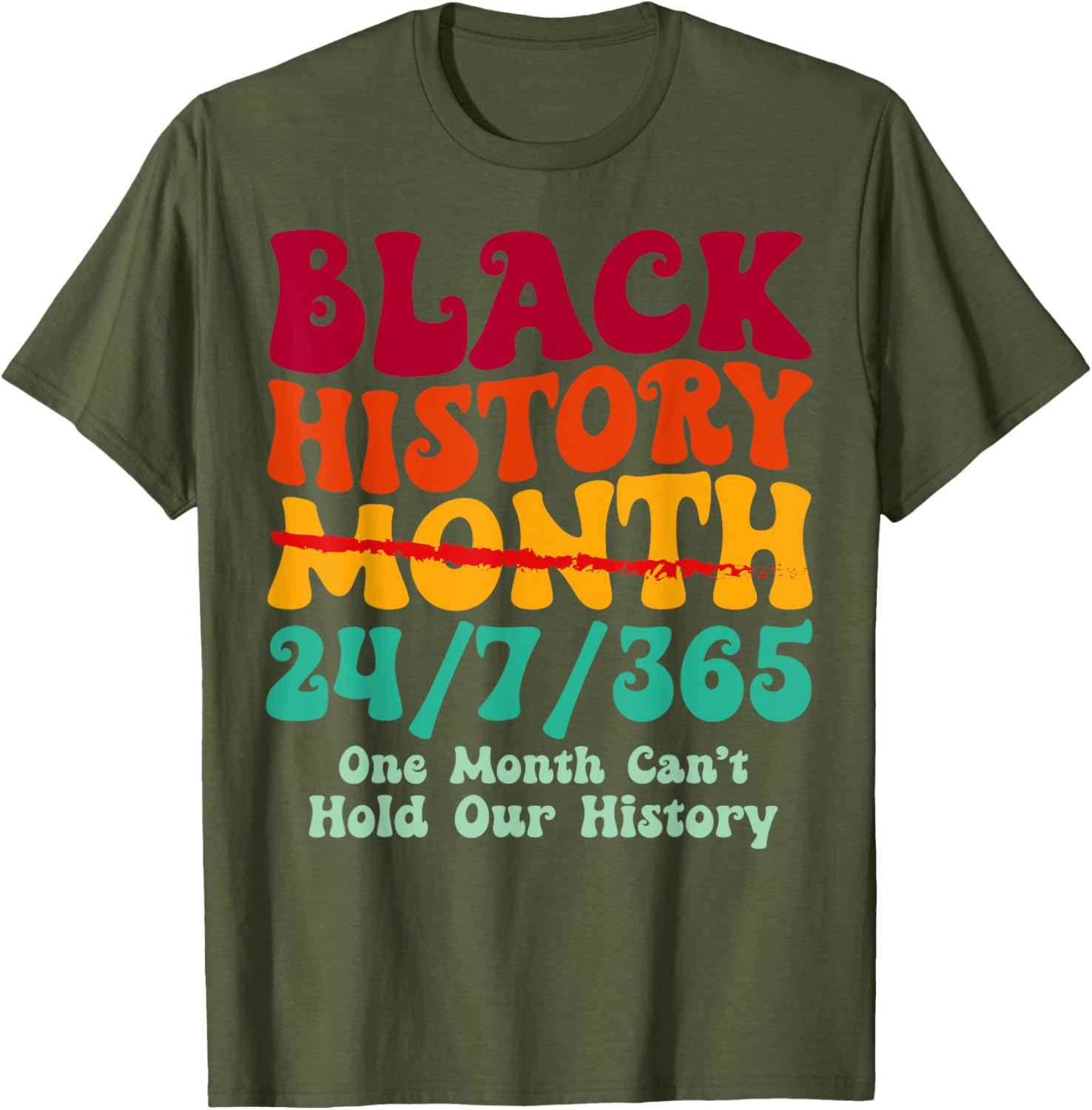 Groovy Black History Month Melanin Afro T-Shirt for Men and Women - 1