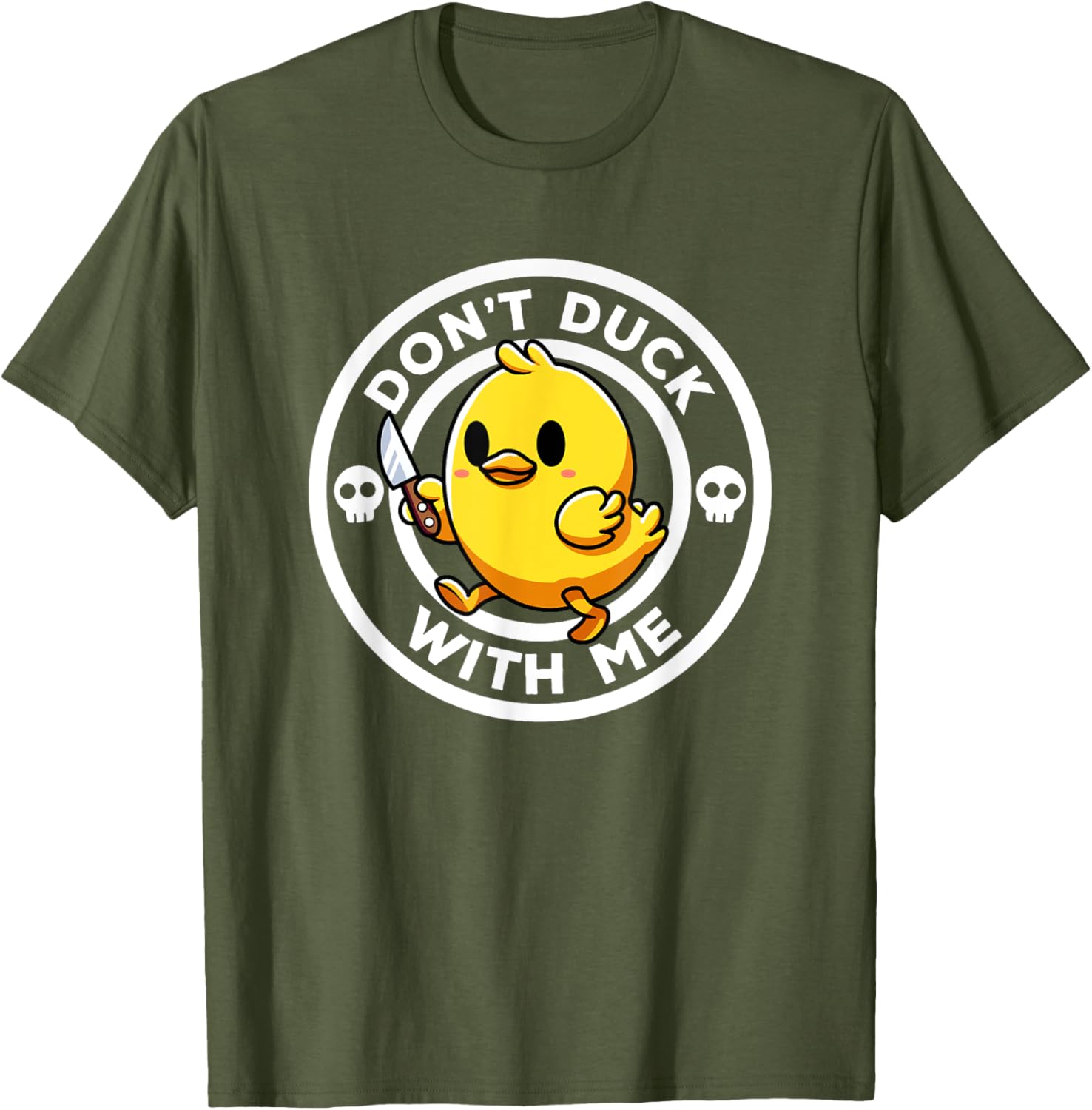 Funny Rubber Duck T-Shirt for Duck Lovers - Don't Duck With Me Design - 9