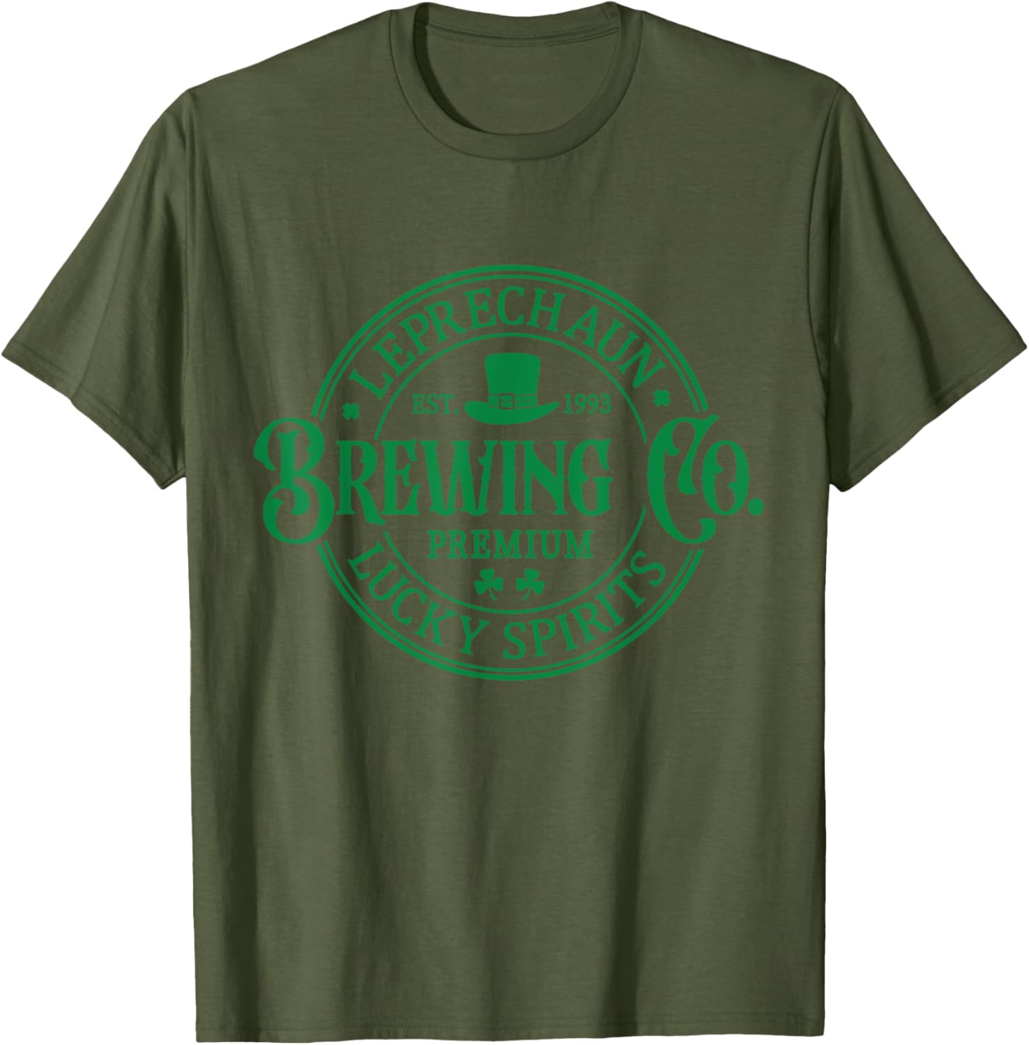 Leprechaun Brewing Co St. Patrick's Day T-Shirt for Festive Fun - 17